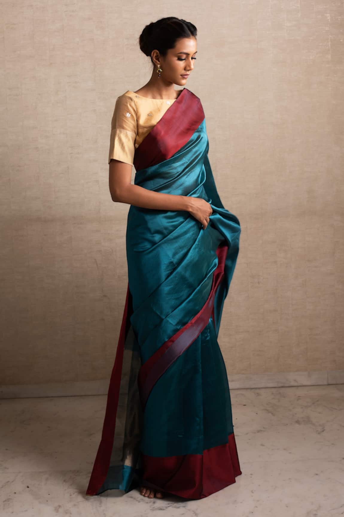 Priyanka Raajiv Silk Chanderi Saree 