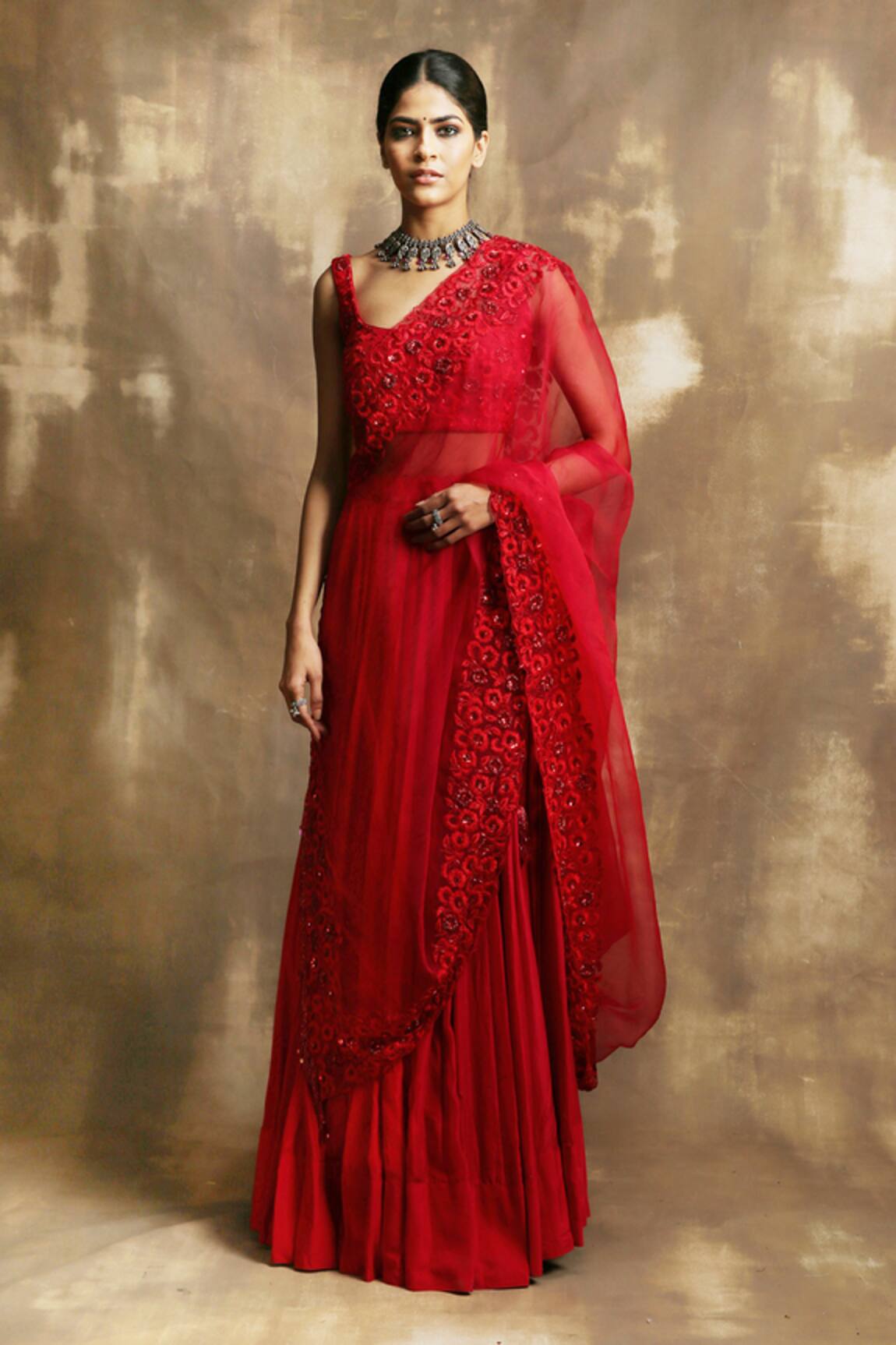 Karishma Khanduja Bareilly Lehenga & Embroidered Blouse Set