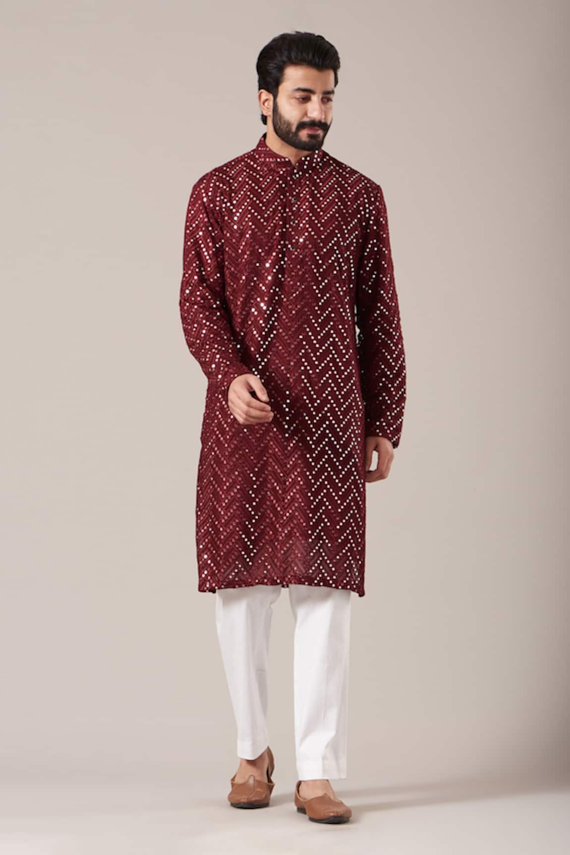 Kasbah Mirror Embroidered Kurta