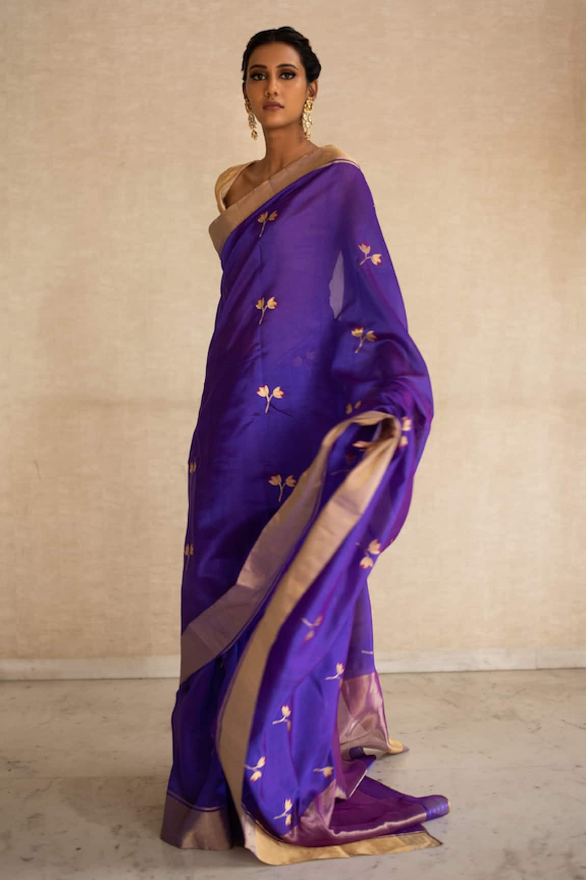 Priyanka Raajiv Silk Chanderi Saree