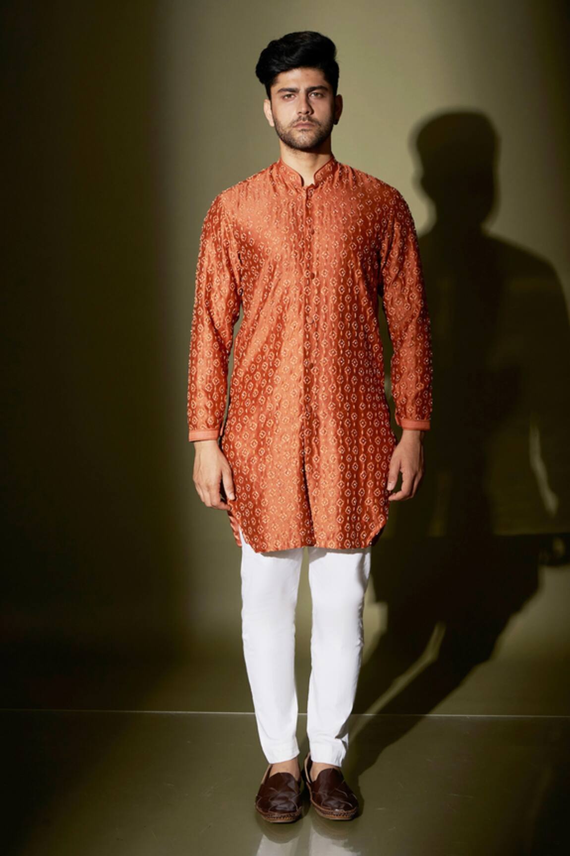Kaaj Button X AZA Chanderi Silk Kurta & Pant Set