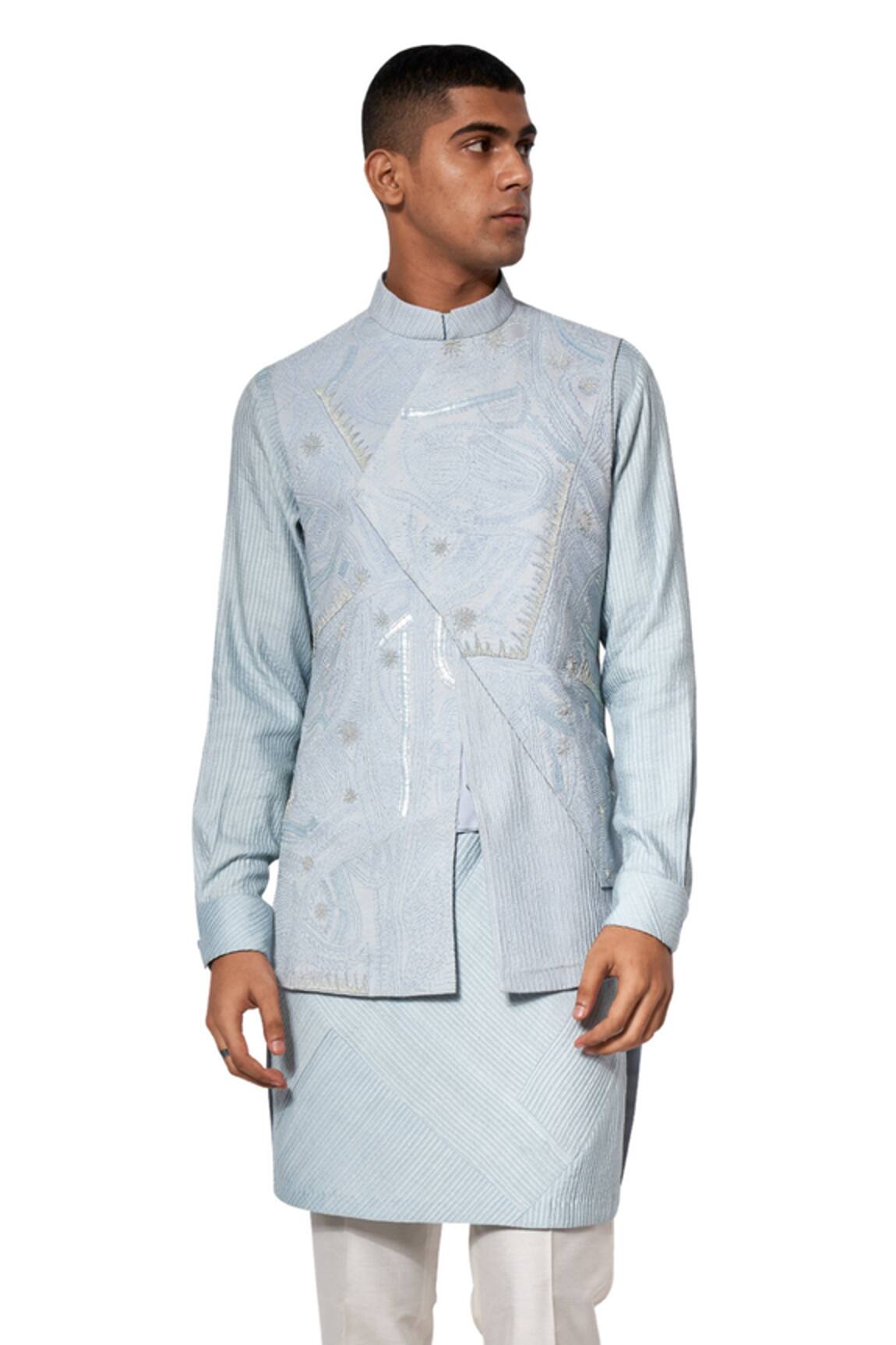 Amaare Overlap Bundi & Kurta Set