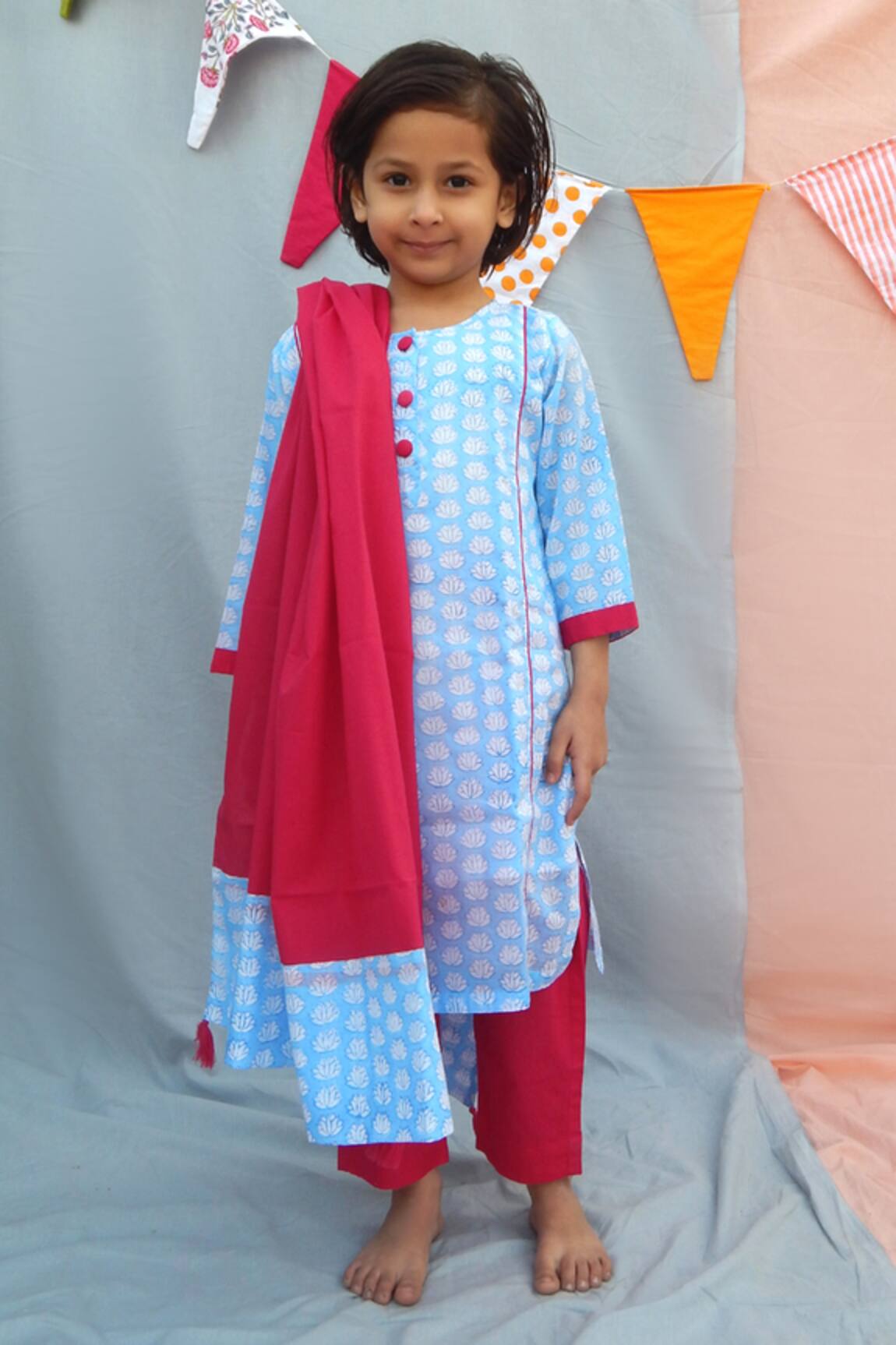 THE COTTON STAPLE Printed Kurta Set 