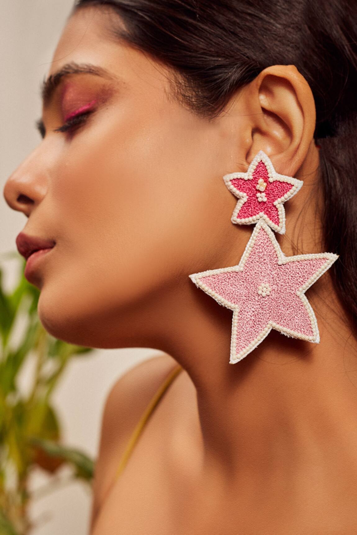 Kanyaadhan by DhirajAayushi Star Shape Dangler Earrings