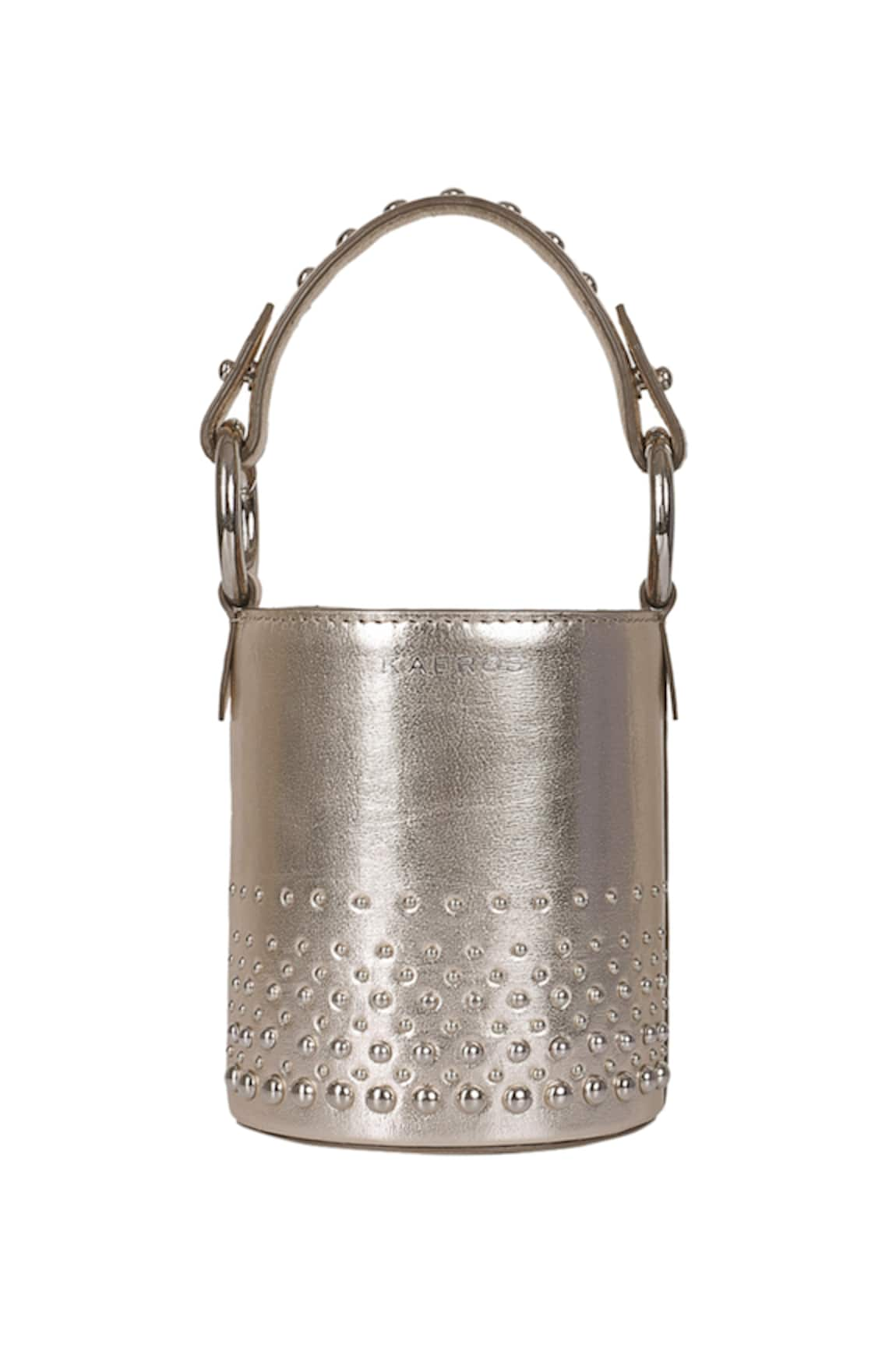 Kaeros Metallic Bucket Sling Bag