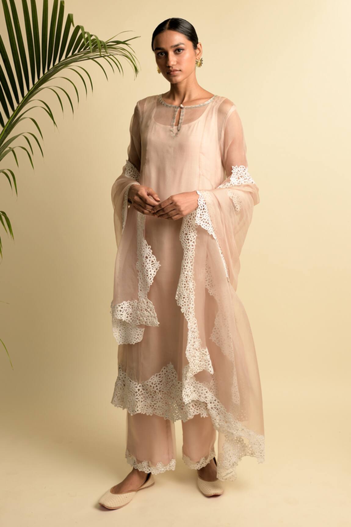 Karishma Khanduja Bareilly Organza Kurta Set 