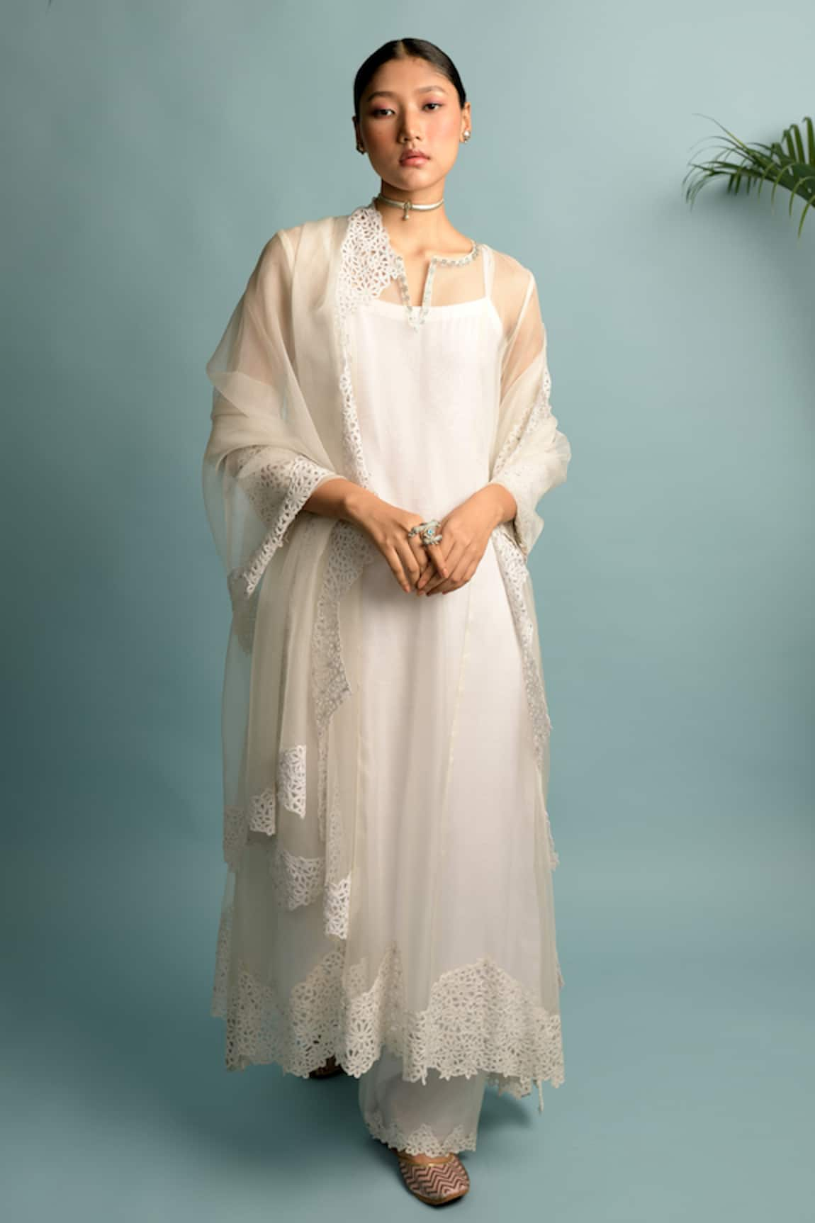 Karishma Khanduja Bareilly Organza Kurta Set