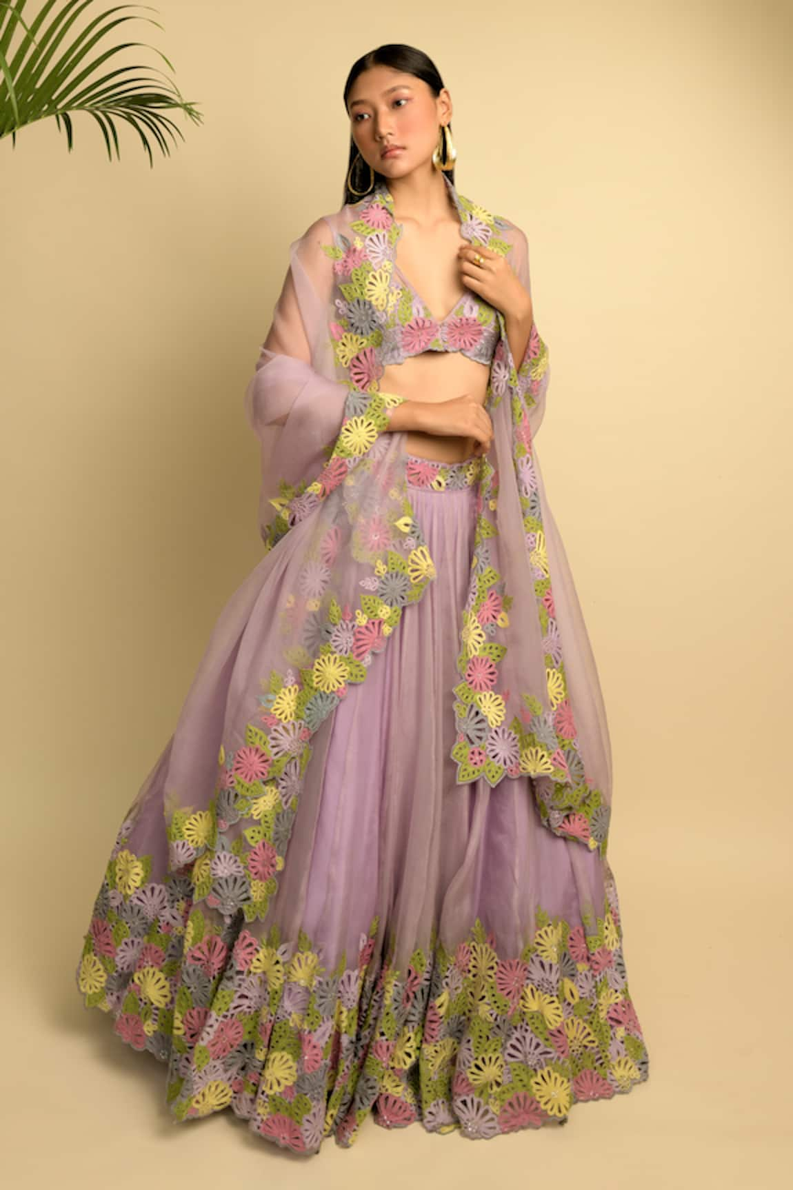 Karishma Khanduja Bareilly Organza Lehenga Set