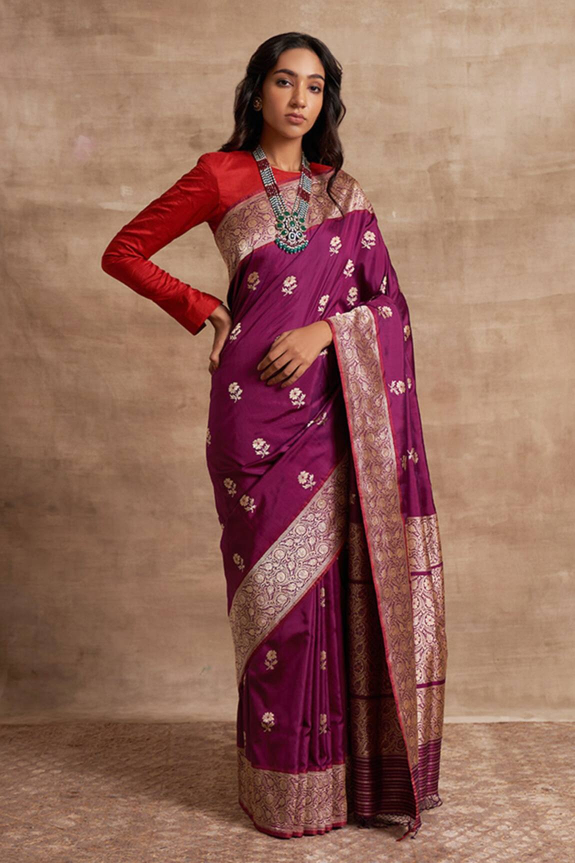 Kasturi Kundal Silk Banarasi Handloom Saree