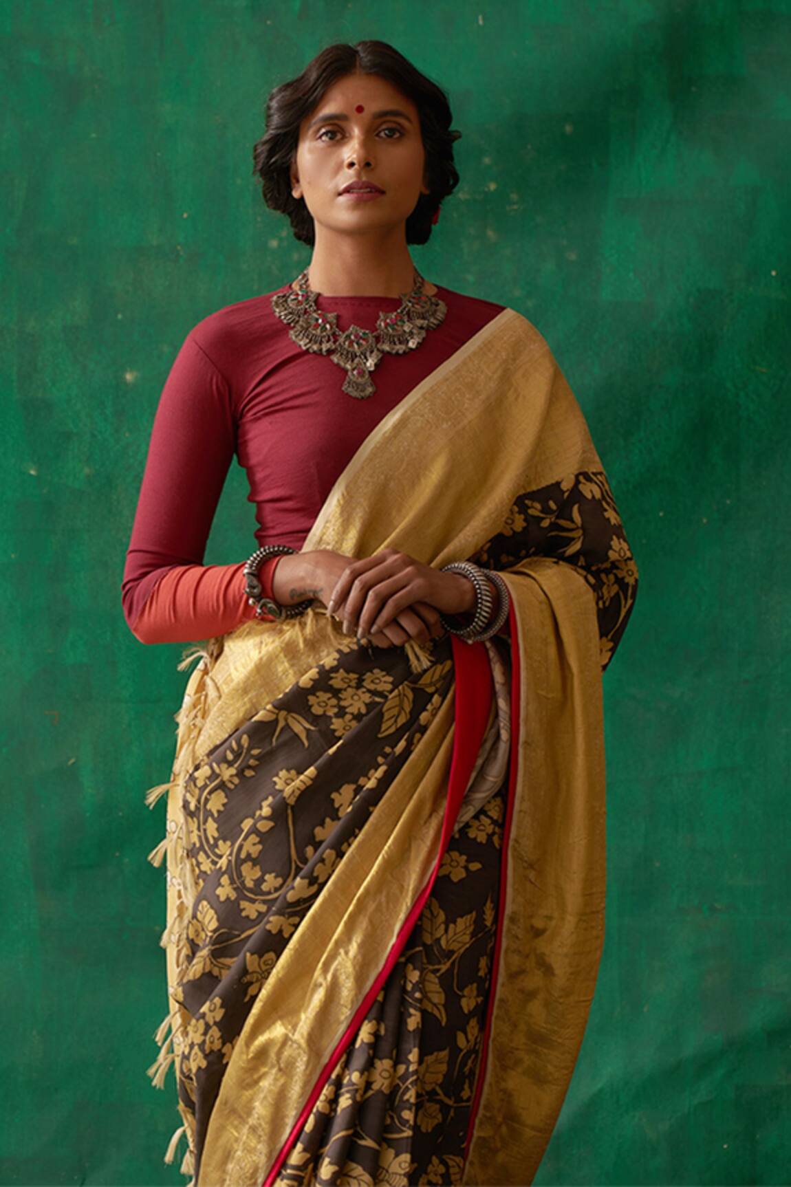 Buy pure banarasi silk sarees for wedding | zari hand weaving