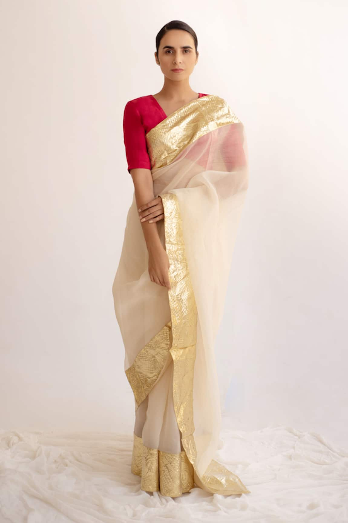 Kapardara Silk Organza Saree