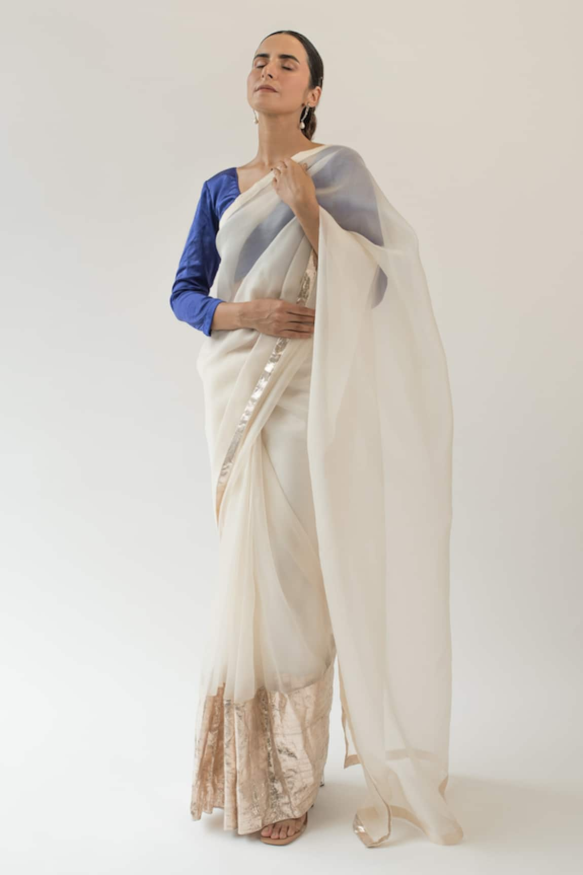 Kapardara Lampi Border Saree