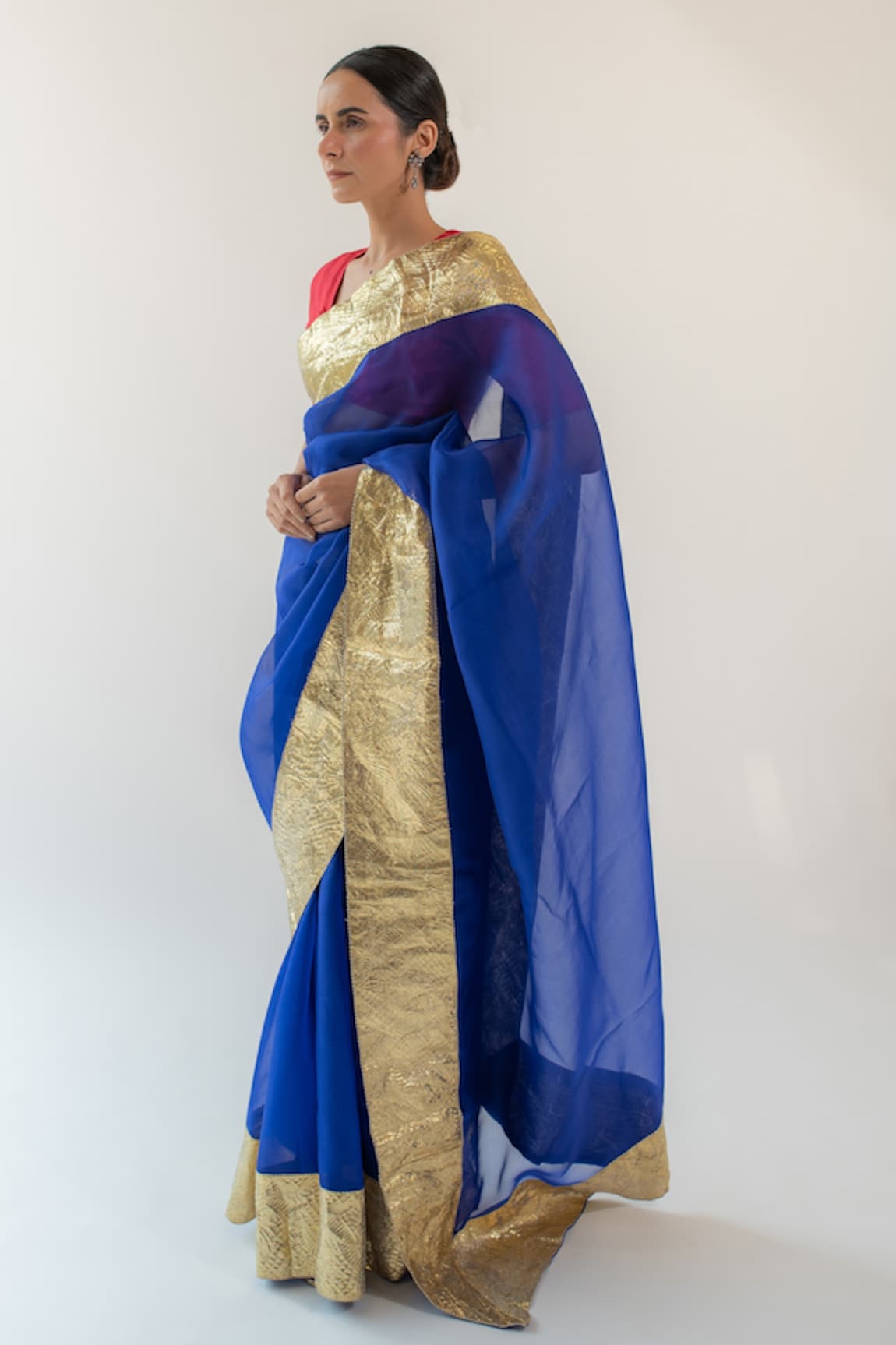 Kapardara Lampi Border Saree