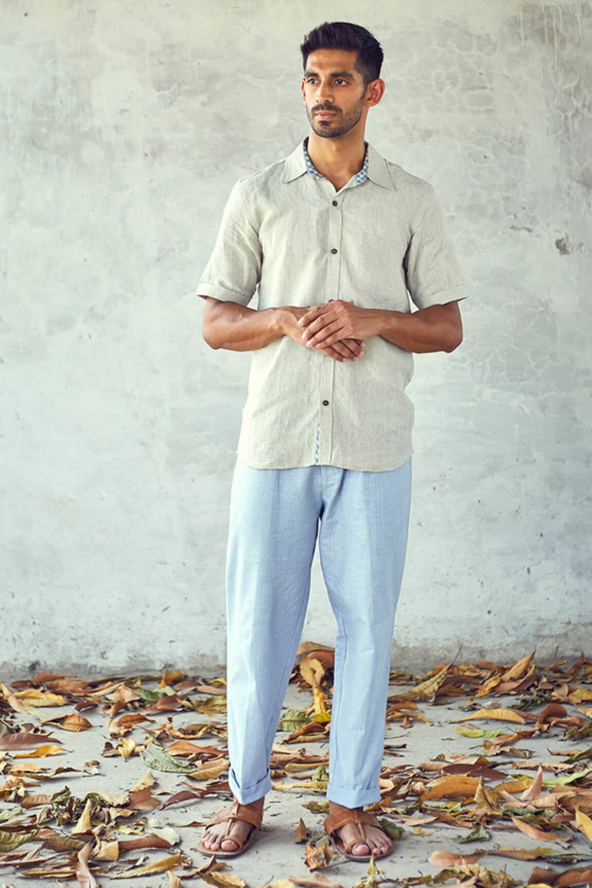 Kharakapas Misty Cloud Pleated Trouser