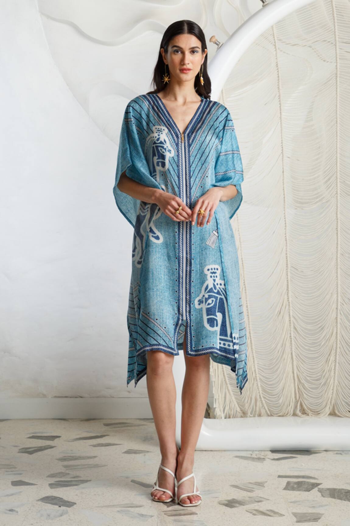 Kamaali Pret Horse Print Shift Dress
