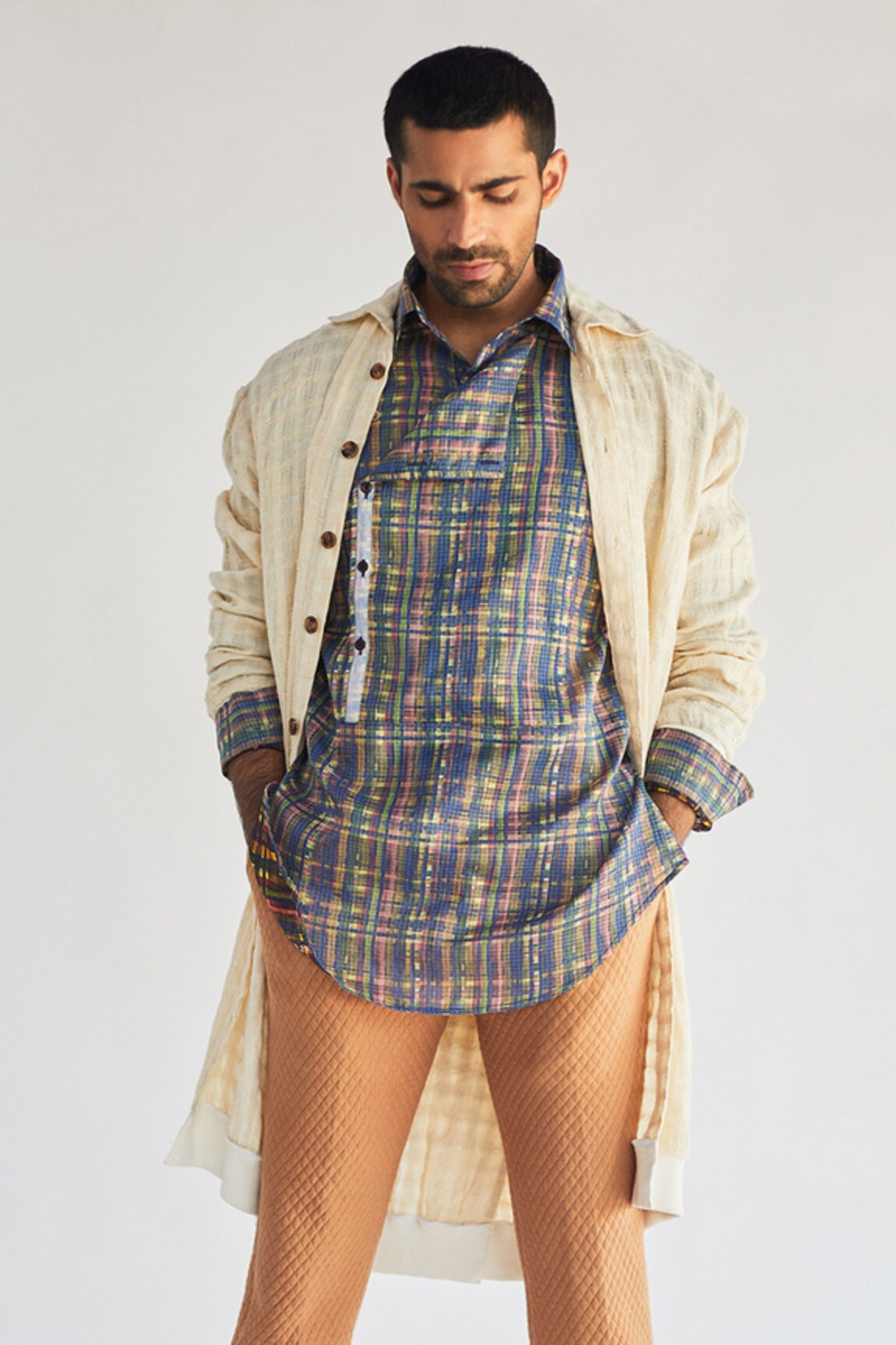 Kunal Anil Tanna Cotton Jacket & Pant Set