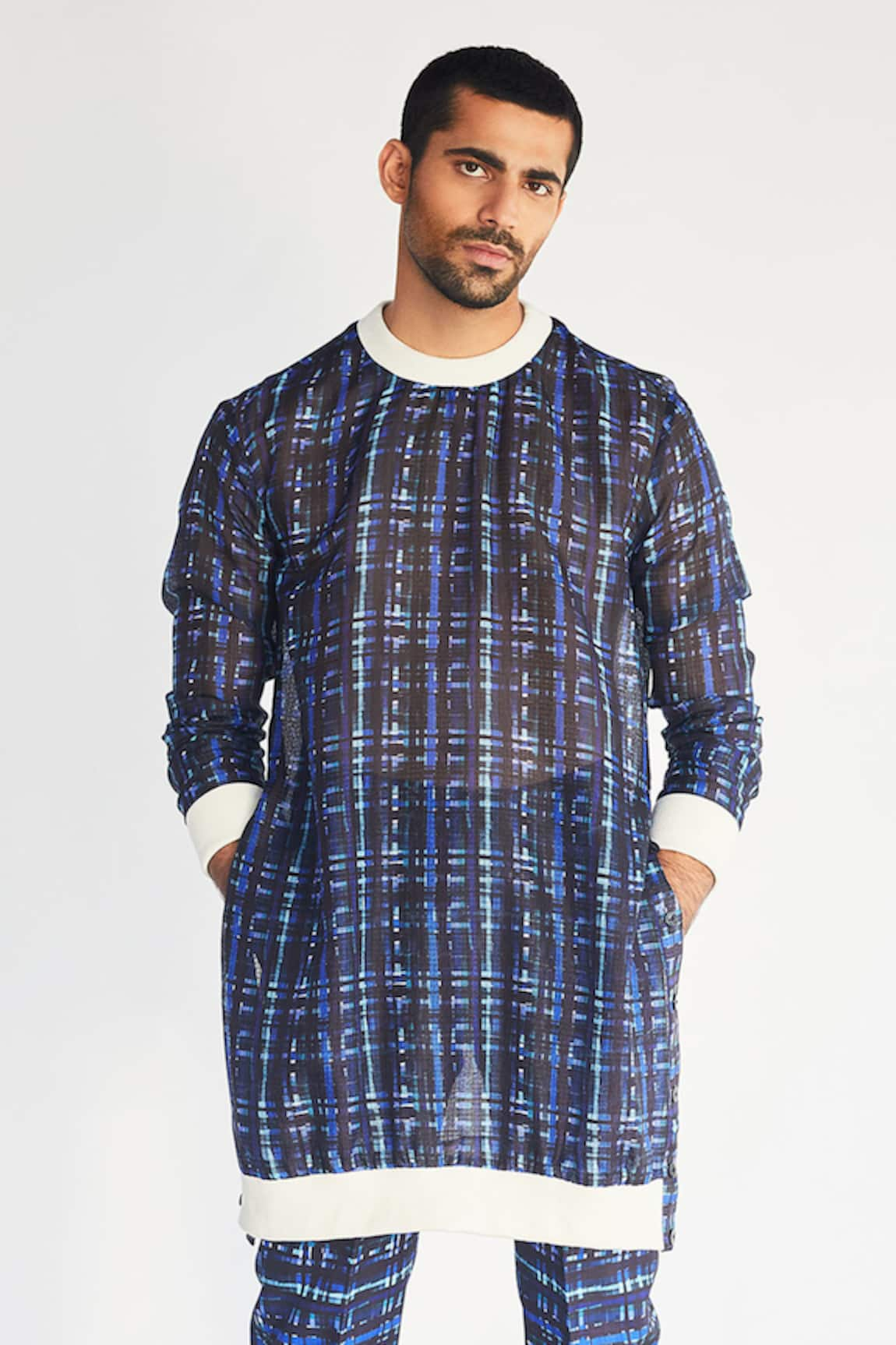 Kunal Anil Tanna Cotton Kurta & Pant Set