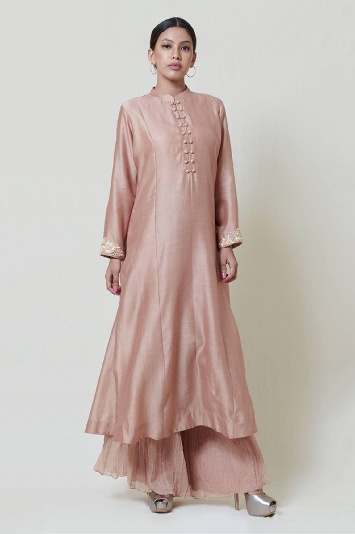 Brij Chanderi Kurta Palazzo Set
