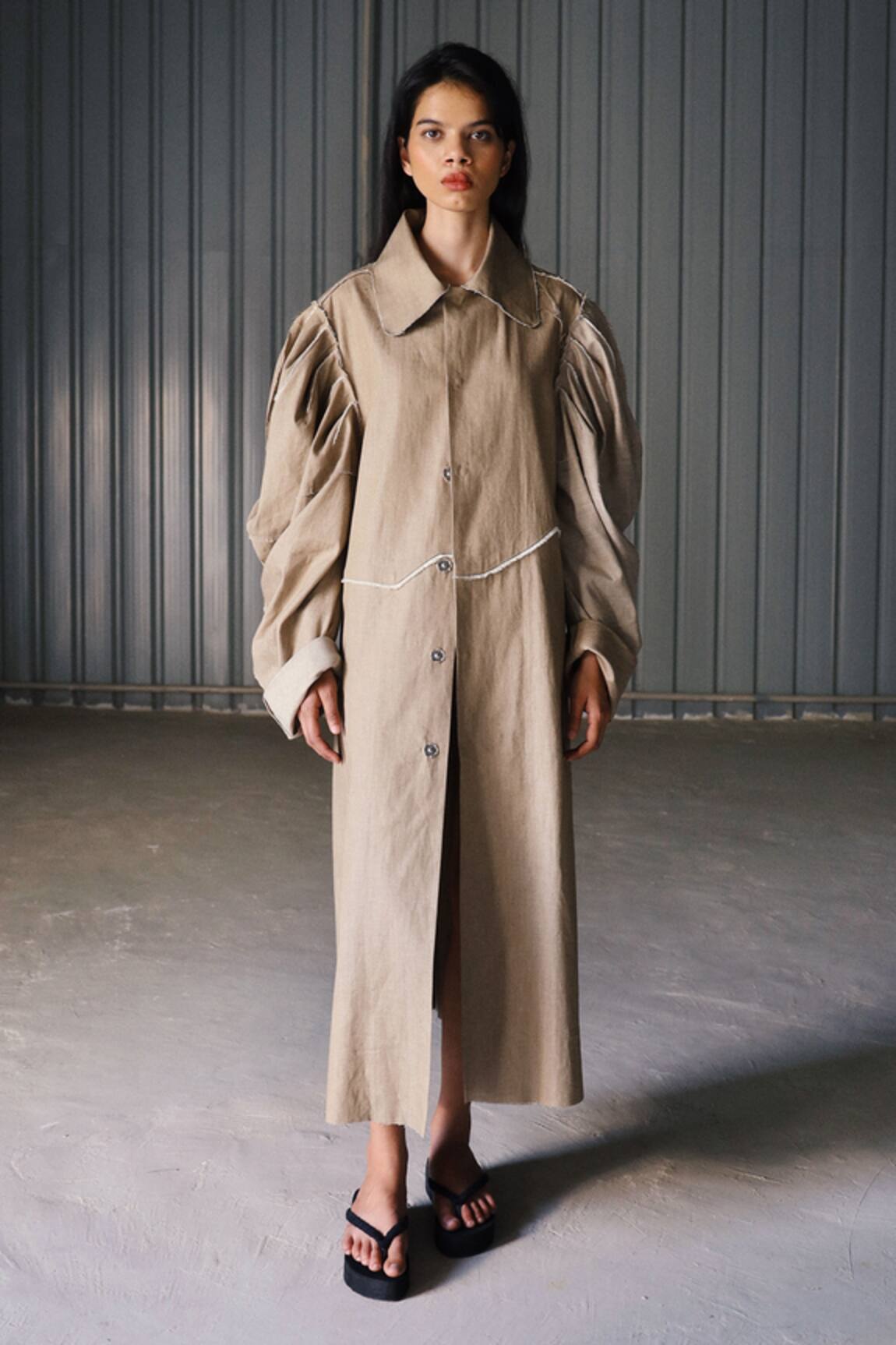 Leh Studios Canvas Linen Jacket Dress 
