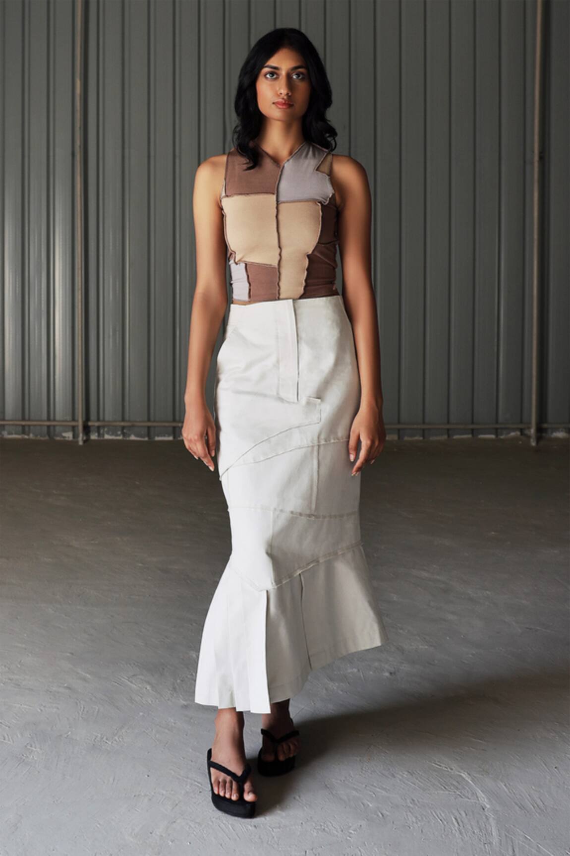 Leh Studios Panelled Skirt 