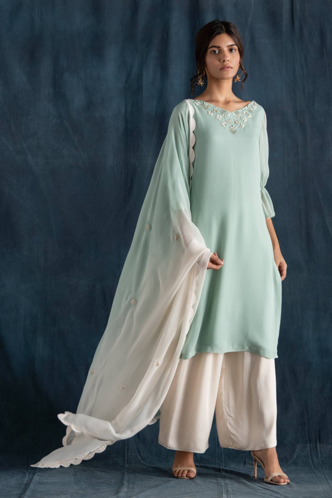 Lavanya Ahuja Bell Sleeve Kurta Set