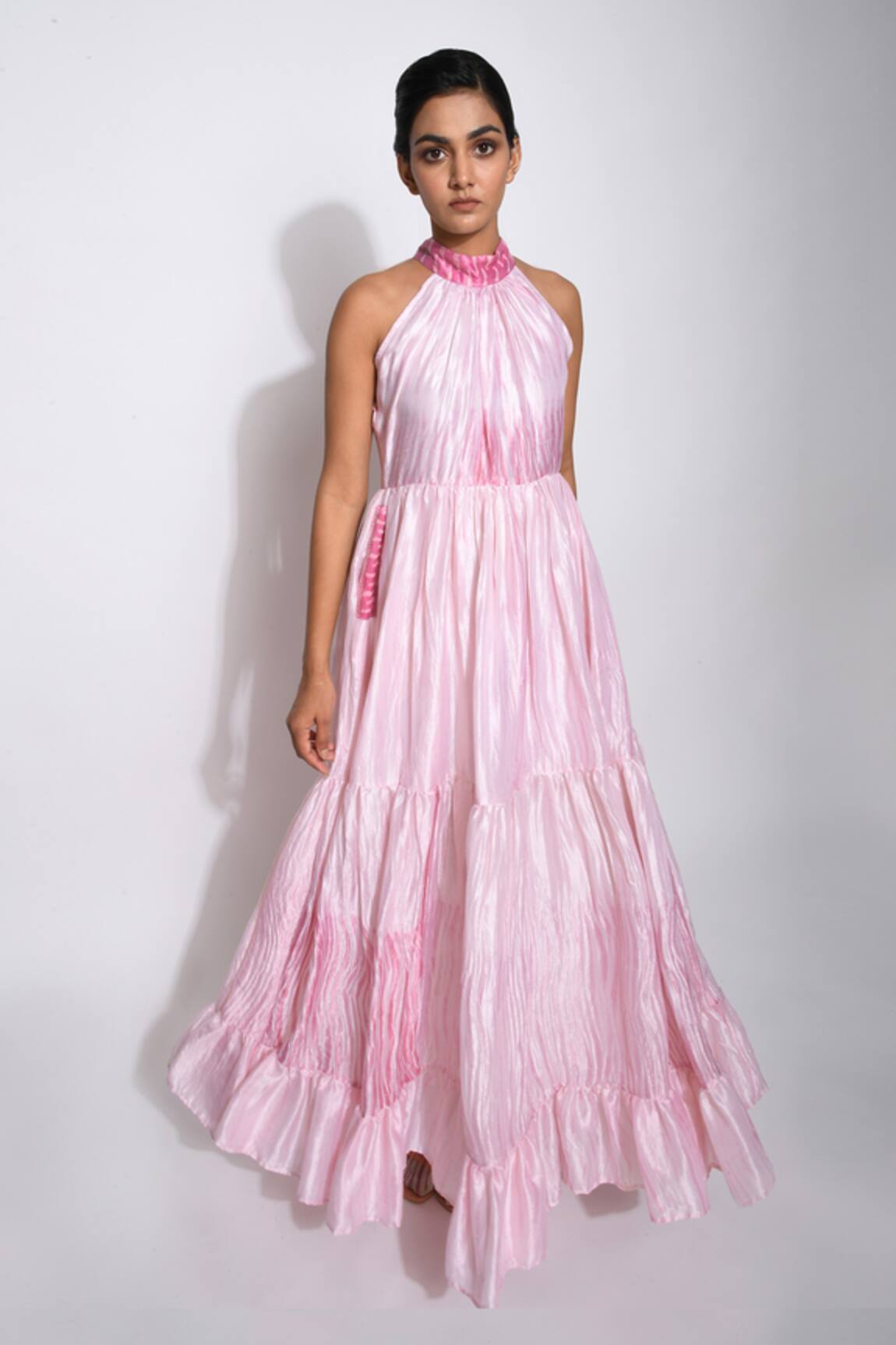 The Loom Art Handwoven Shibori Dress