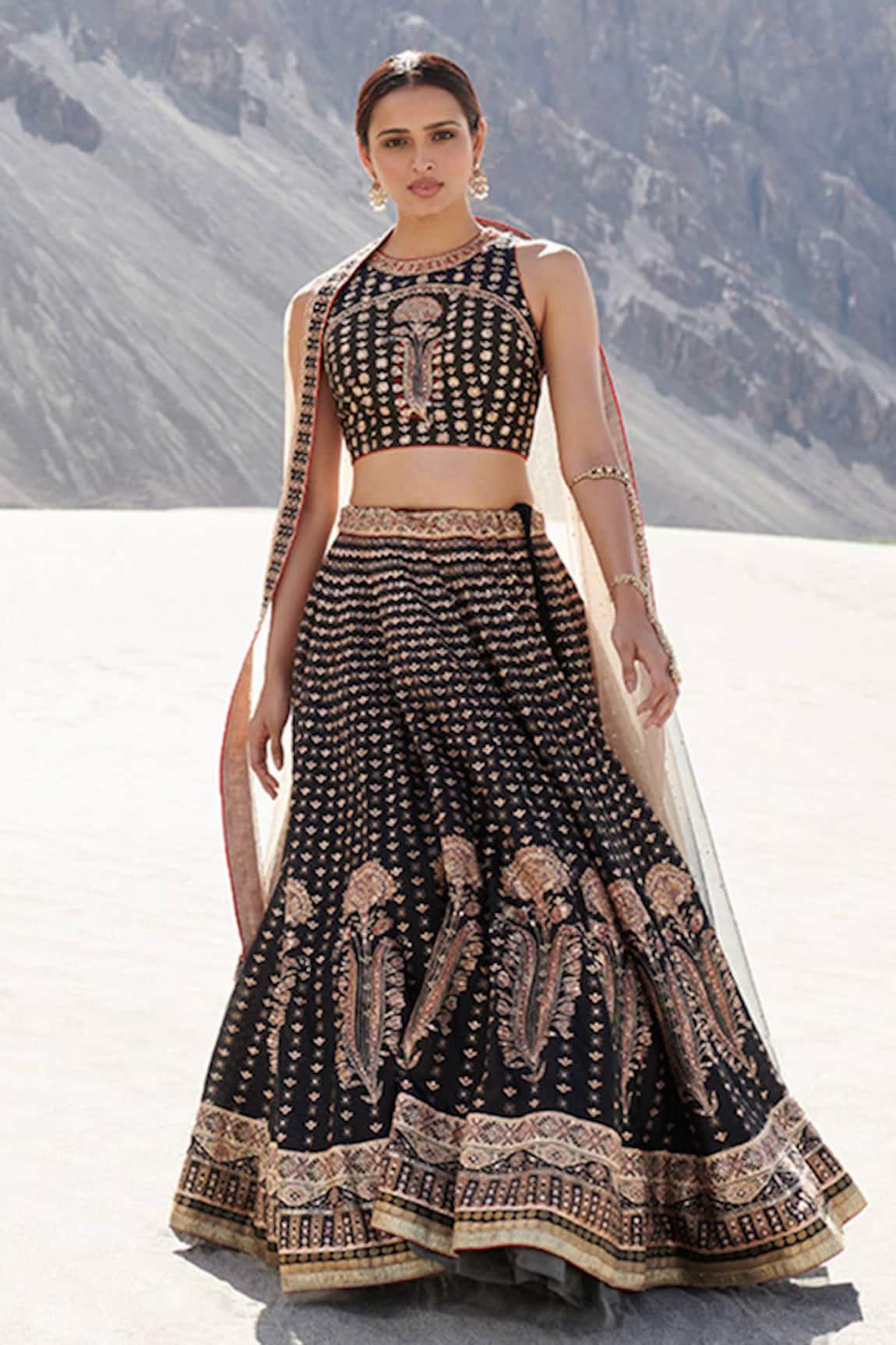 RI.Ritu Kumar Embroidered lehenga set