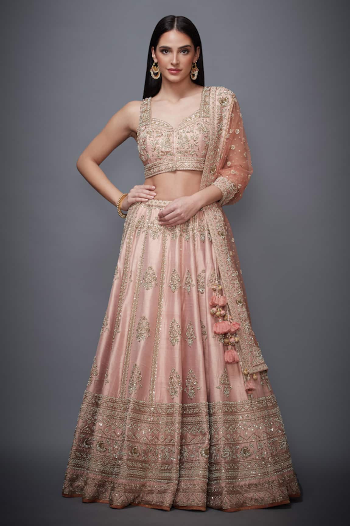 RI.Ritu Kumar Embroidered Bridal Lehenga Set