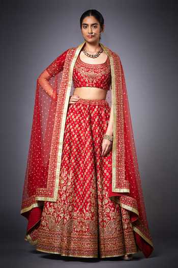 RI.Ritu Kumar Embroidered Bridal Lehenga Set 