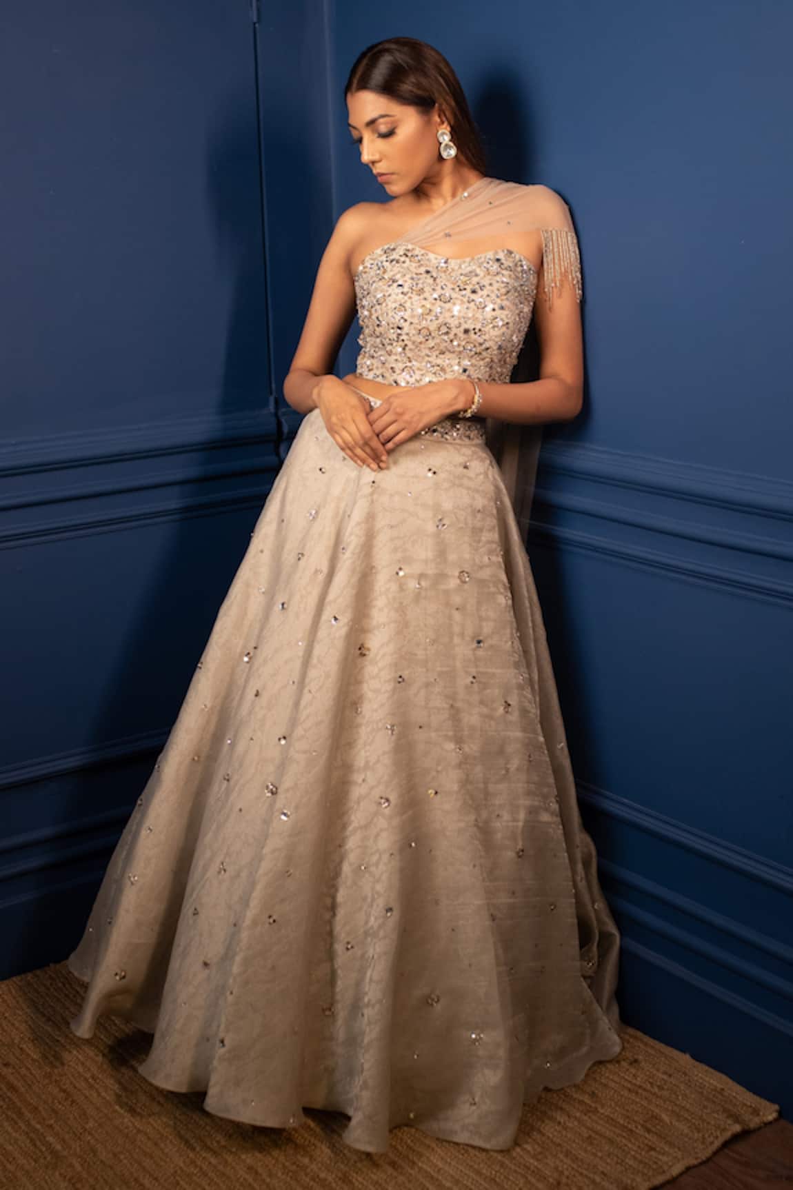 Parul Gandhi Embroidered Lehenga Set