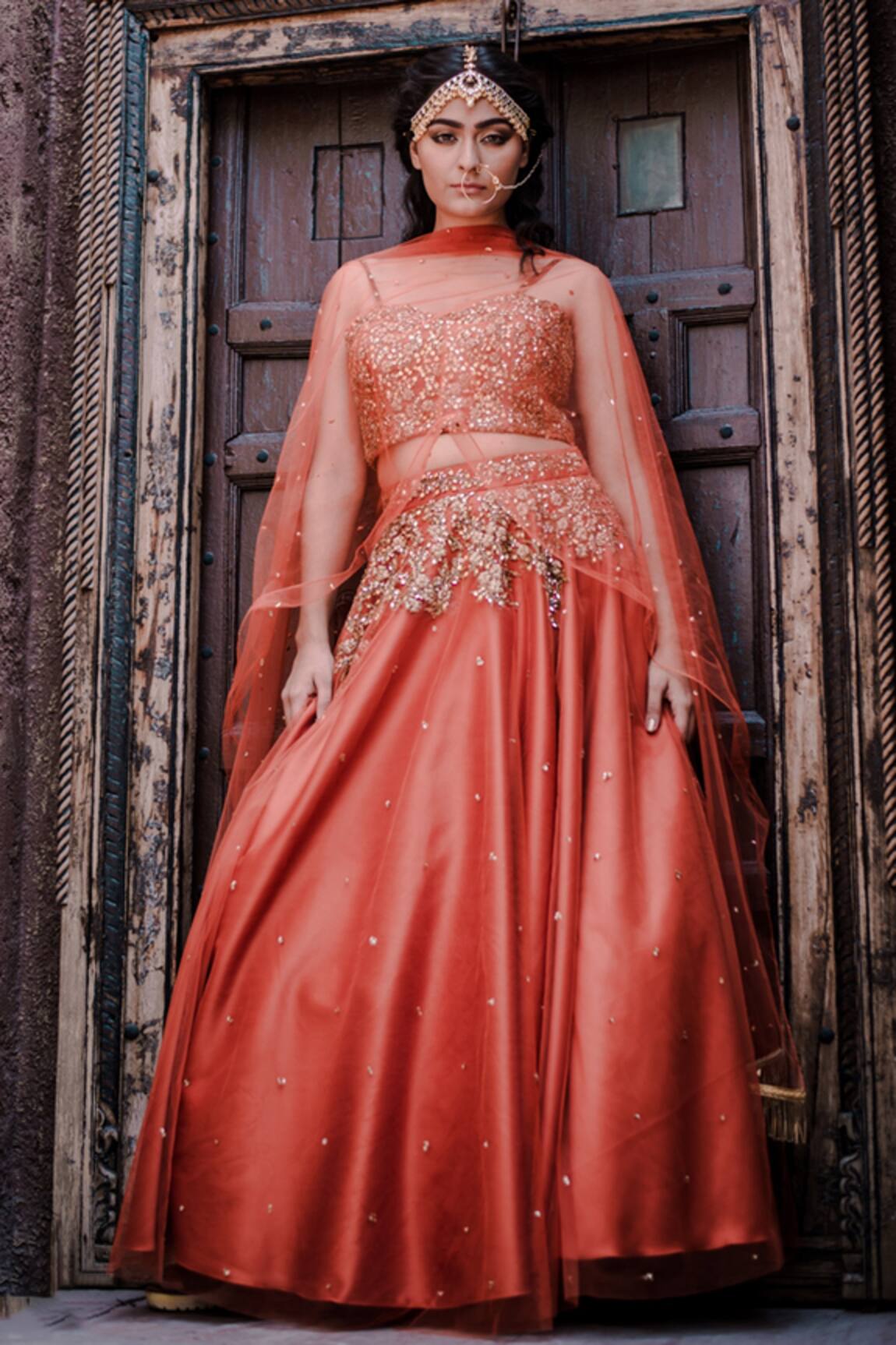 Parul Gandhi Embroidered Lehenga Set