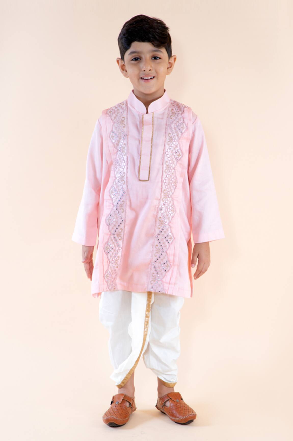 Lil Angels Embroidered Kurta Set 