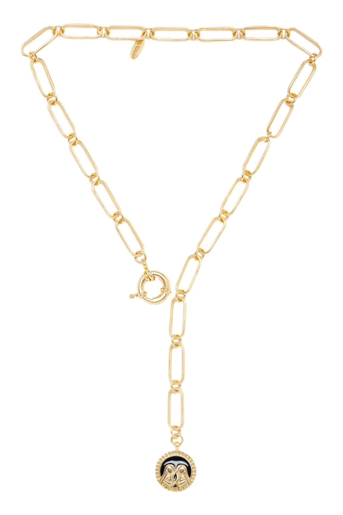 Zariin Gemini Pendant Necklace