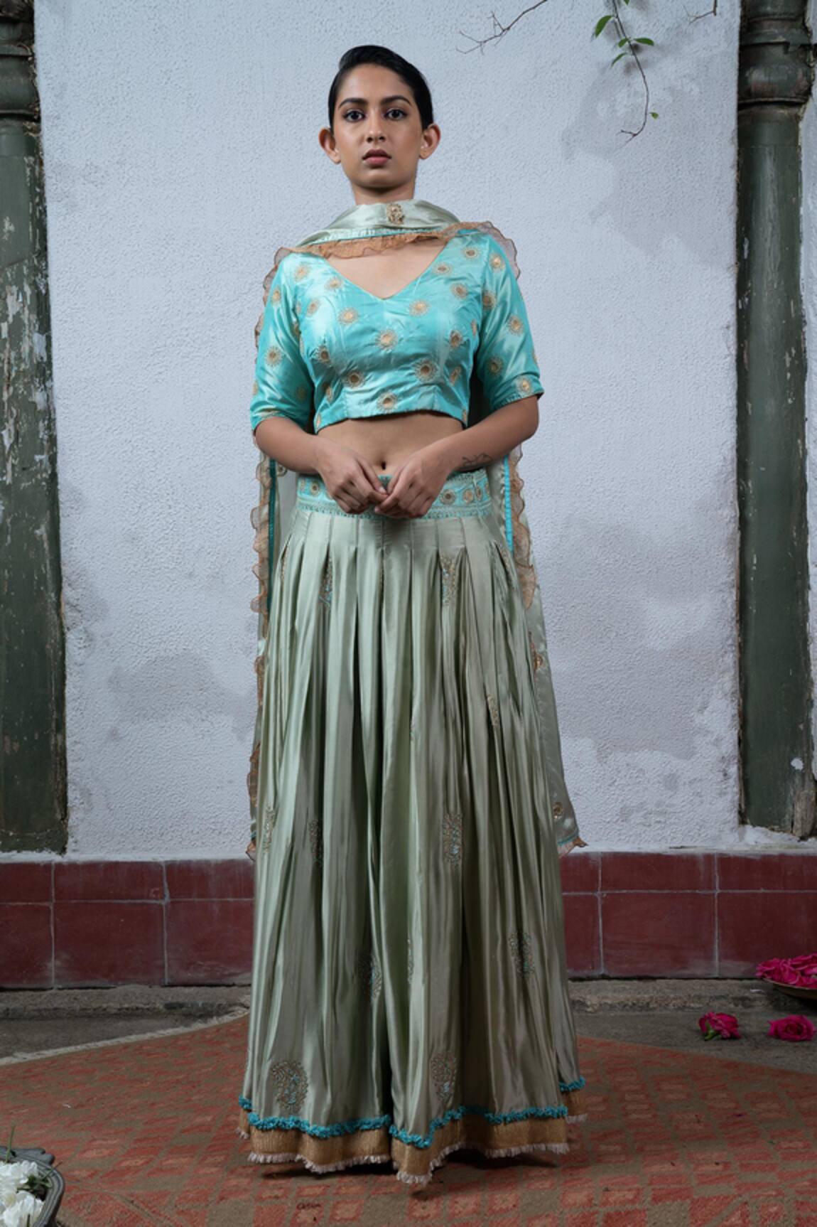 Latha Puttanna Embroidered Lehenga Set