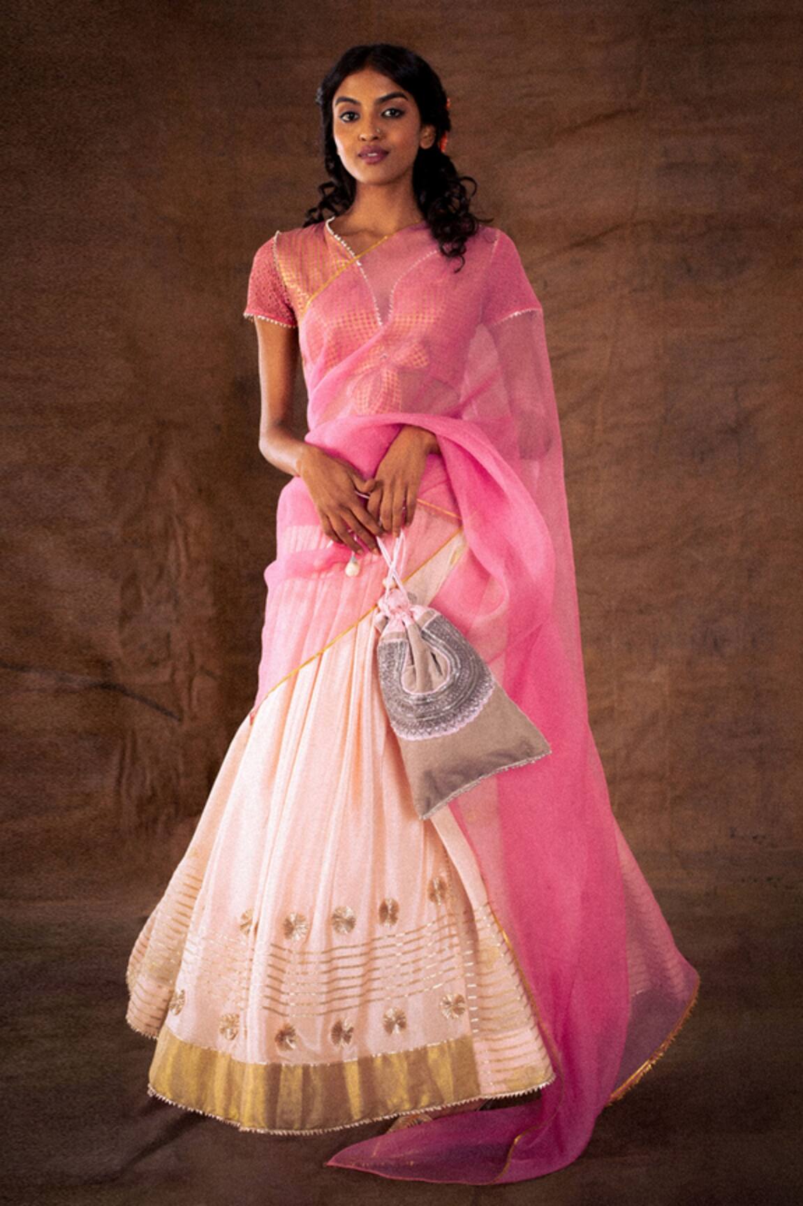 LATHA PUTTANNA Embroidered Lehenga Set 