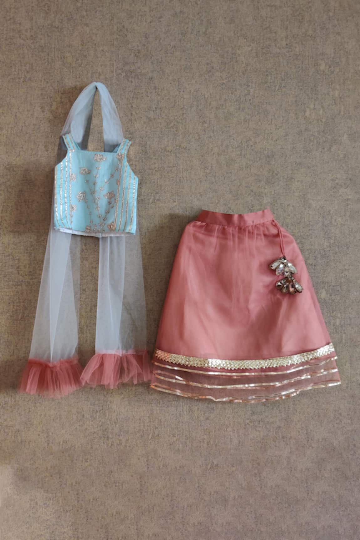 Little Secrets Embroidered Lehenga Set