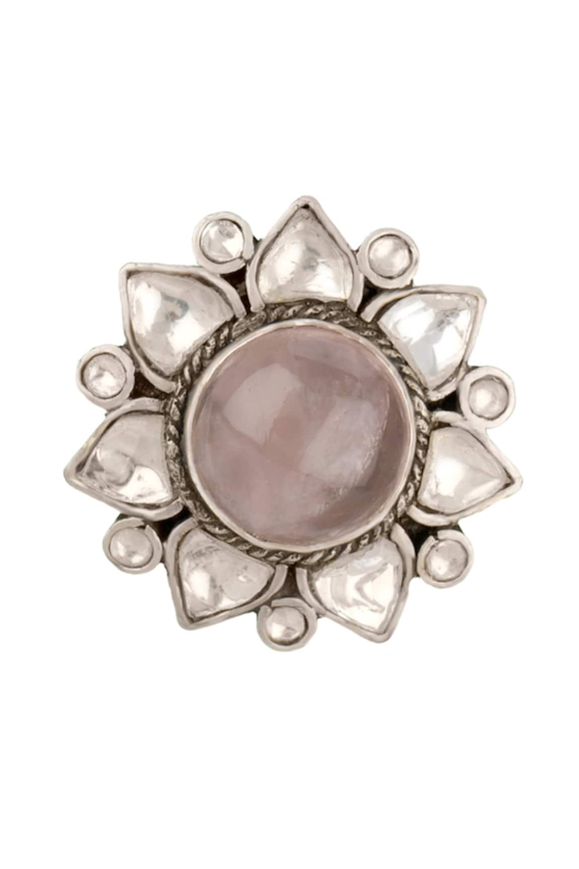 Neeta Boochra Floral Motif Ring