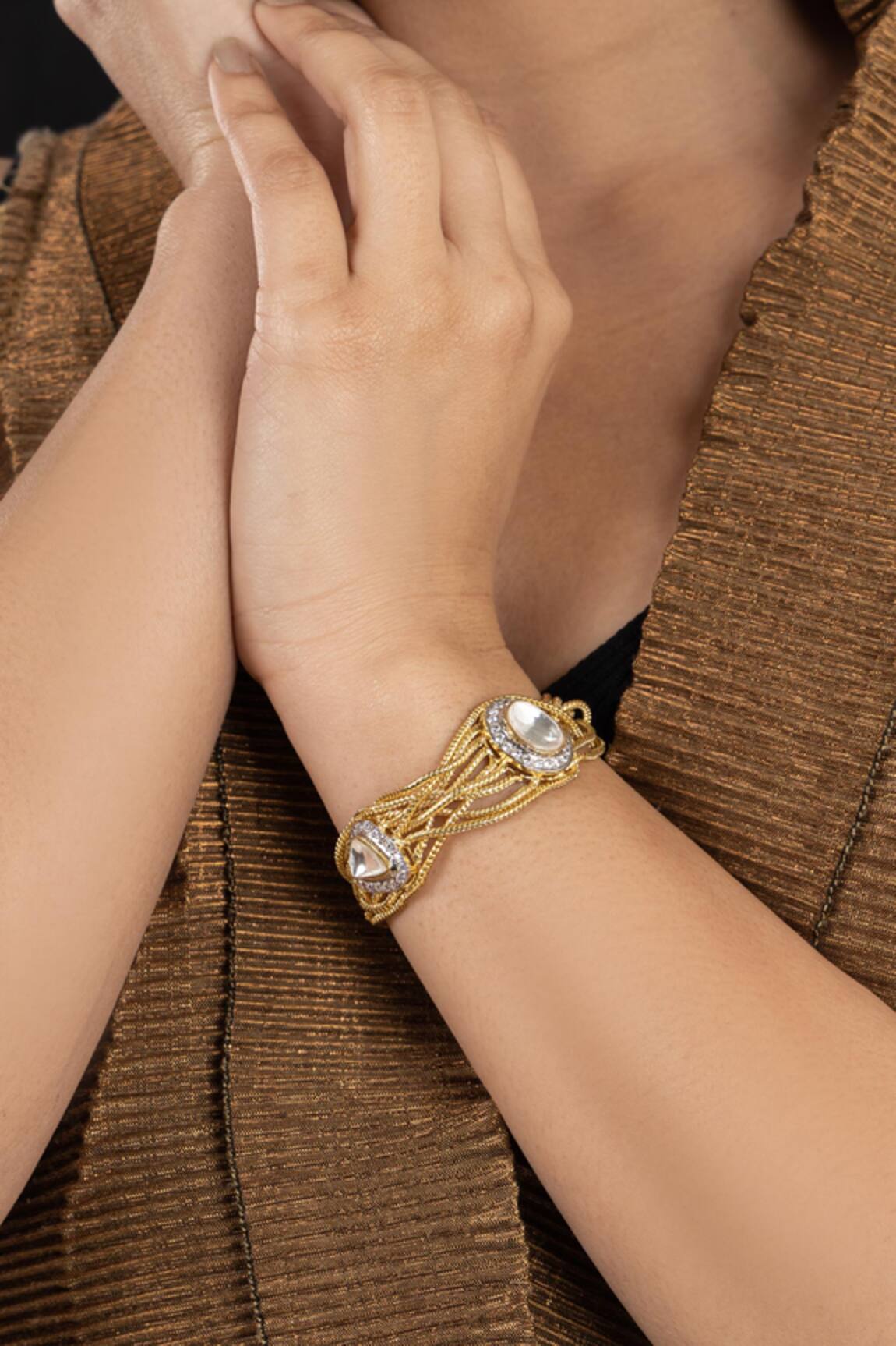 Vasundhara Handcrafted Entangled Bracelet