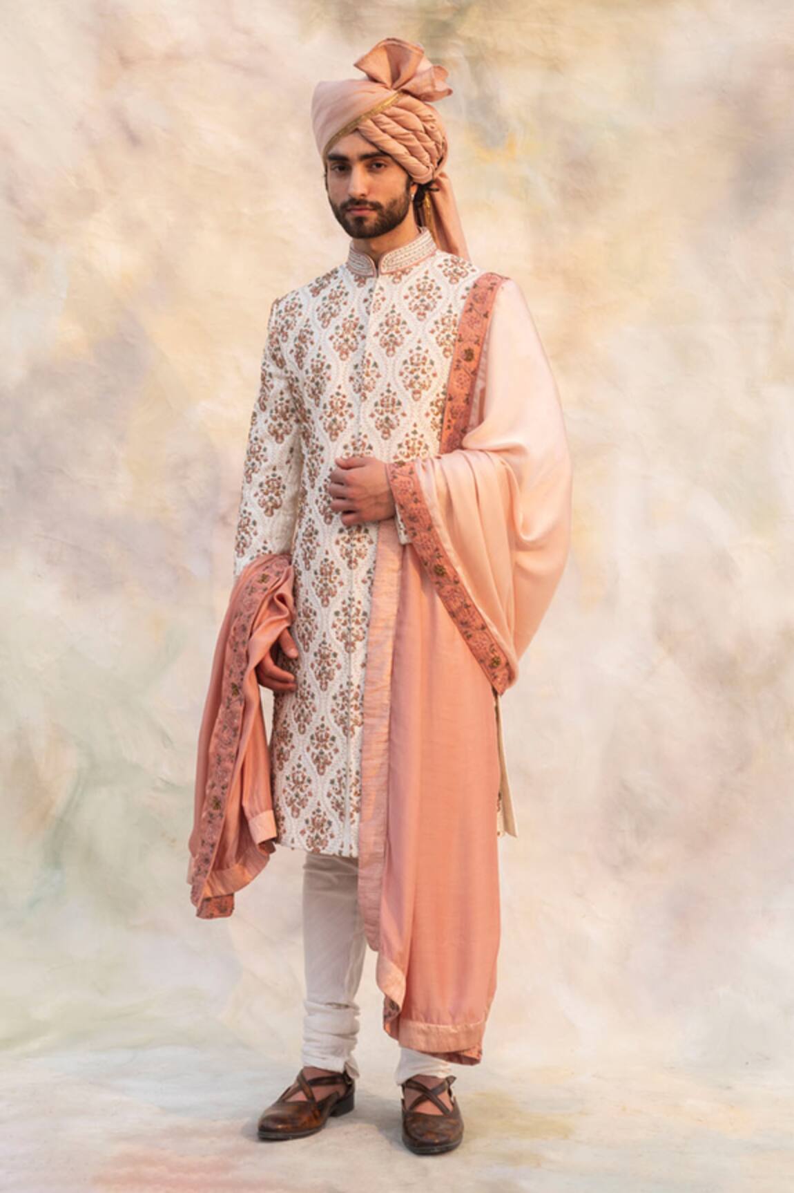 Jatin Malik Embroidered Sherwani Set