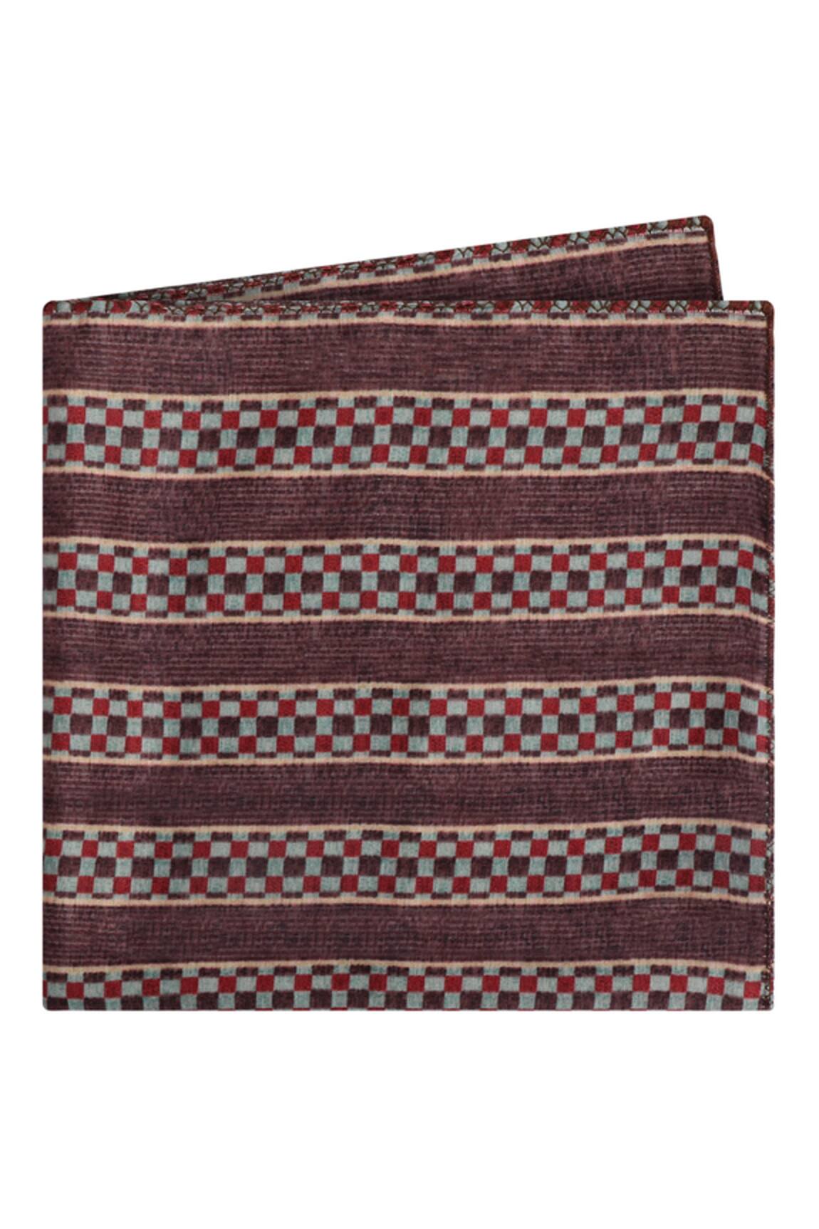 Closet Code Cotton Satin Printed Pocket Square
