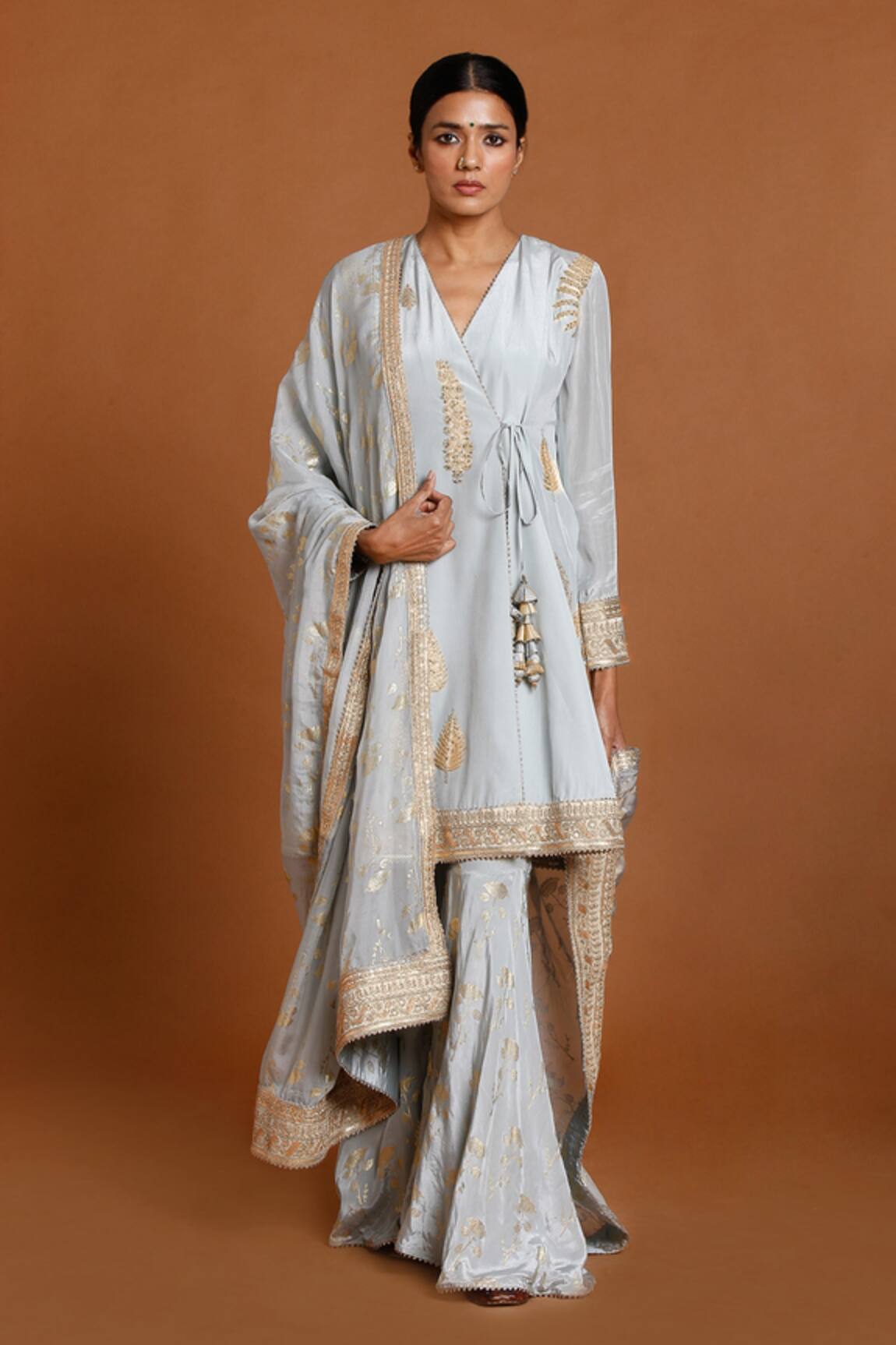 Masaba Embroidered Angarkha Kurta Set