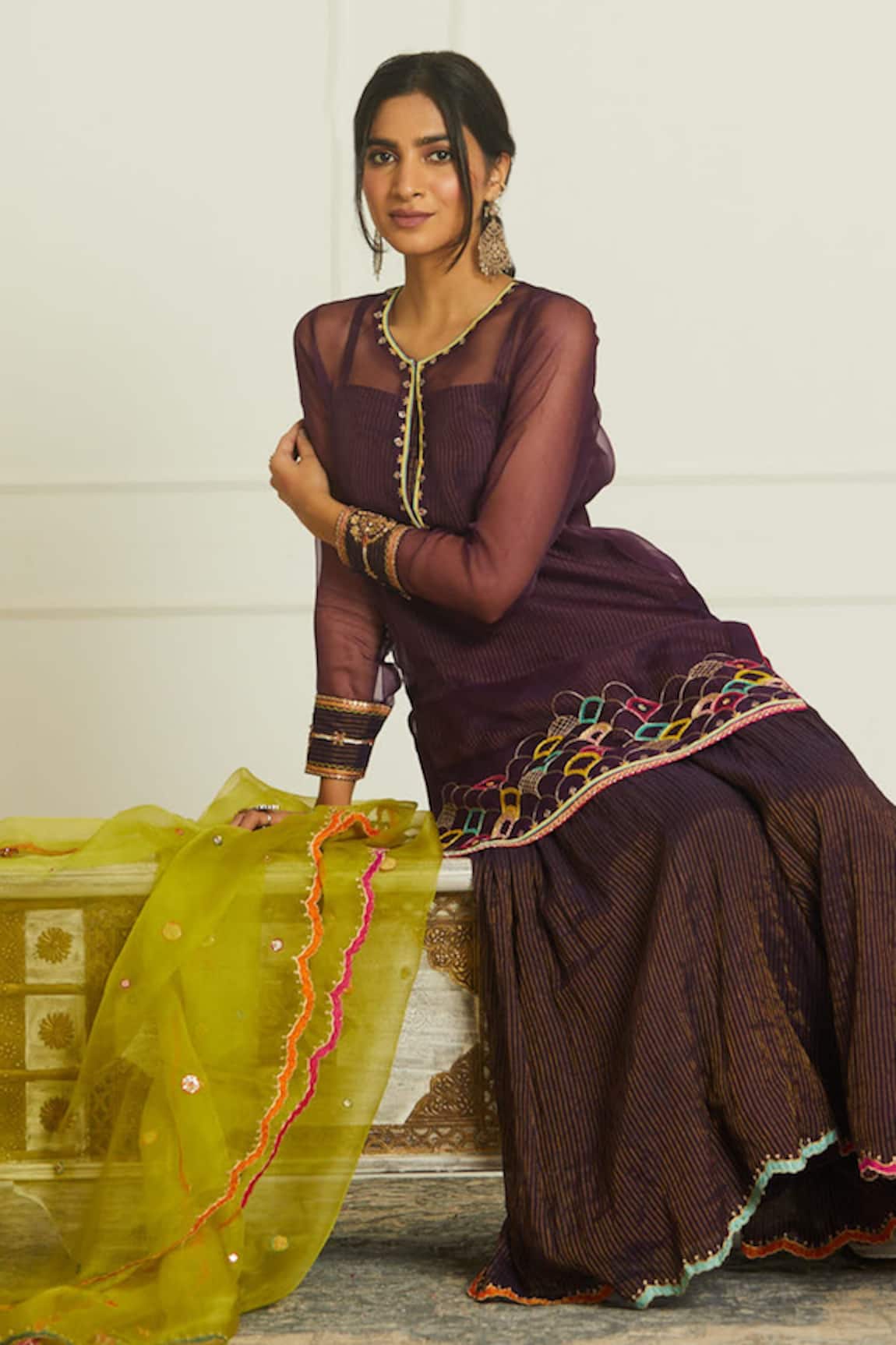 Rajiramniq Embroidered Kurta Set