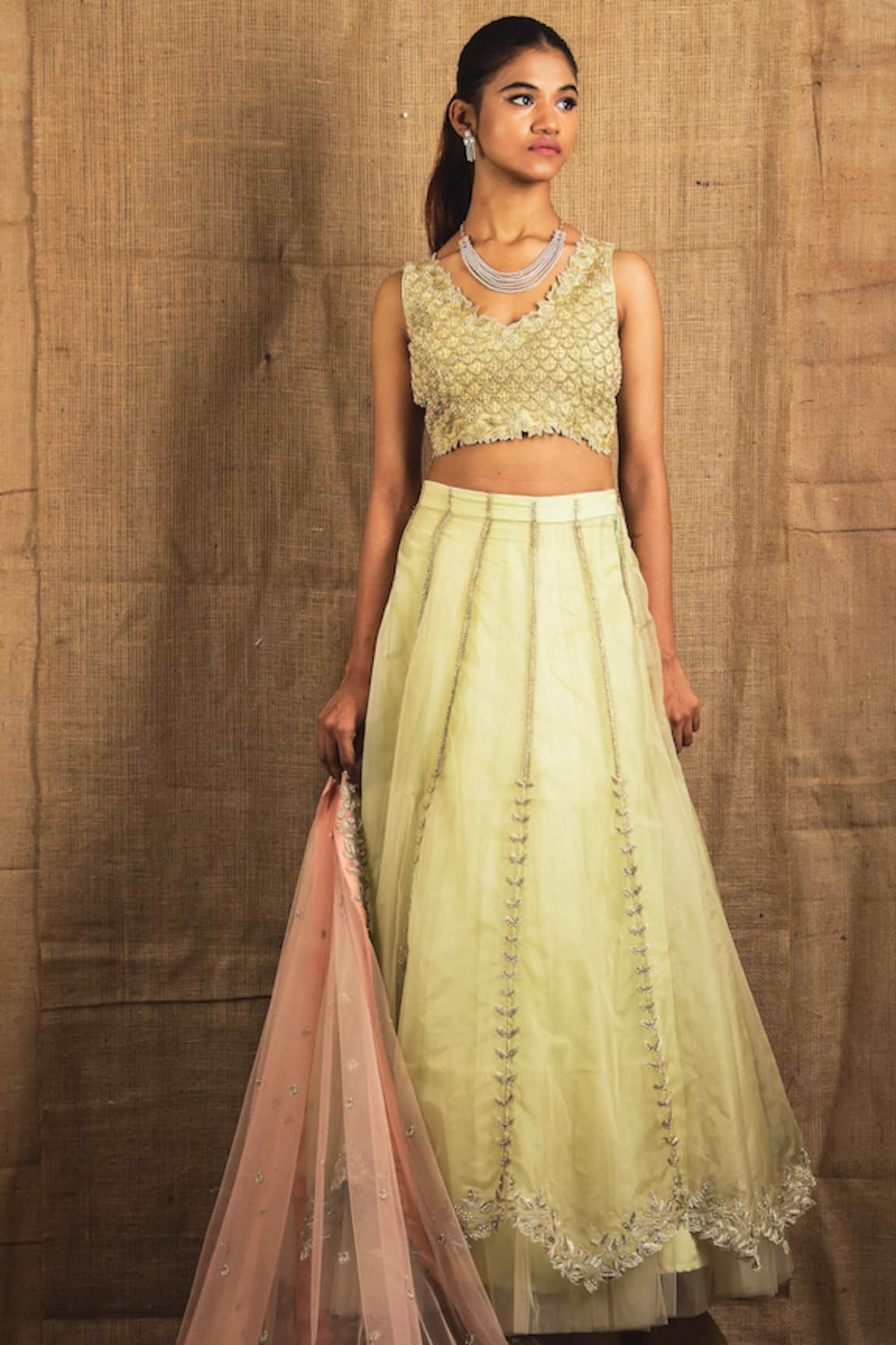 Shloka Sudhakar Embroidered Lehenga Set