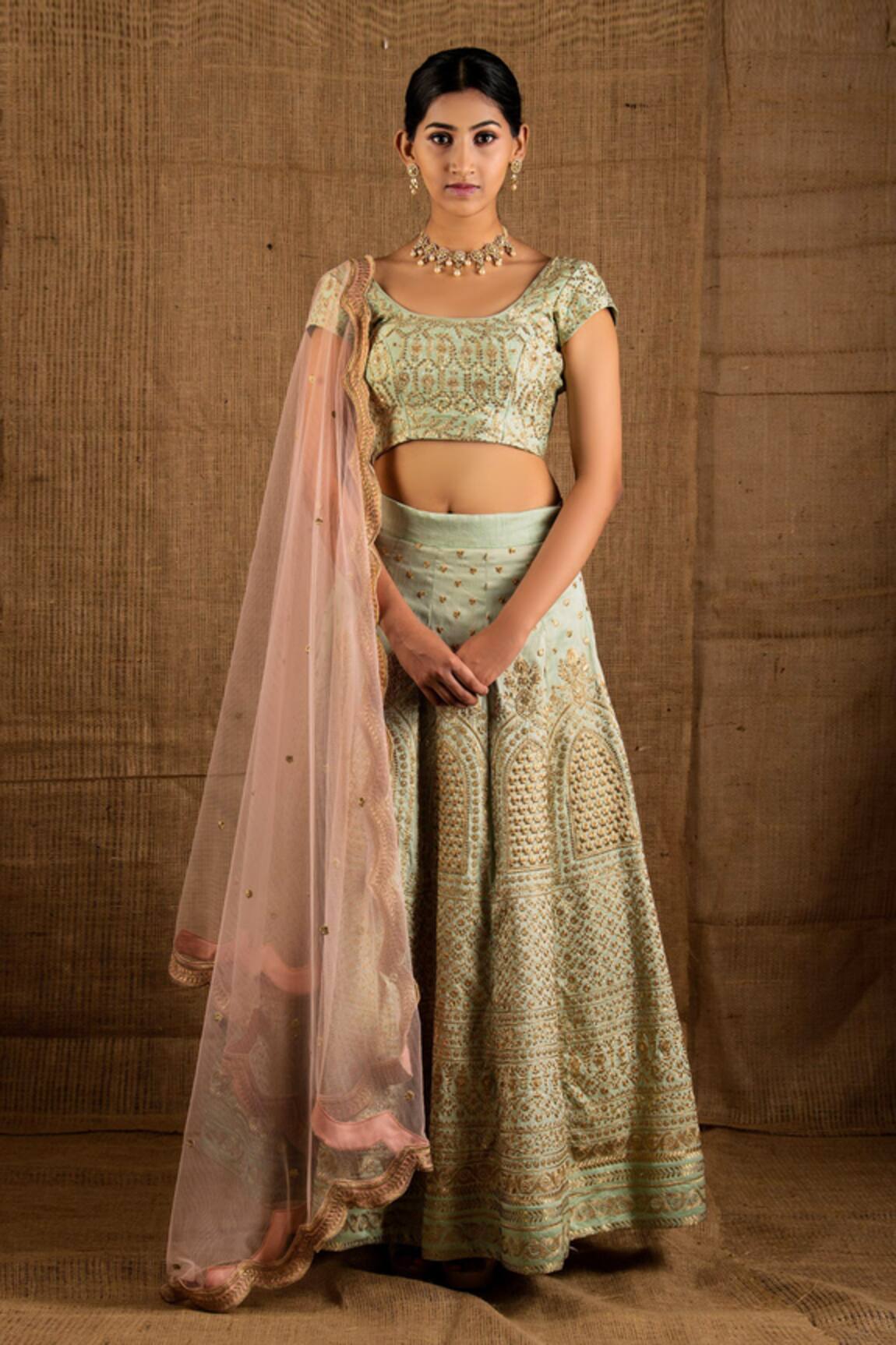 Shloka Sudhakar Embroidered Lehenga Set