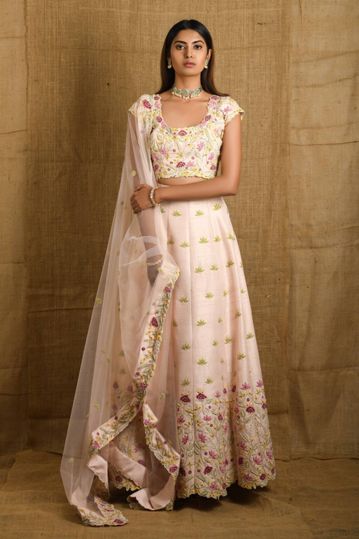 Shloka Sudhakar Embroidered Lehenga Set 