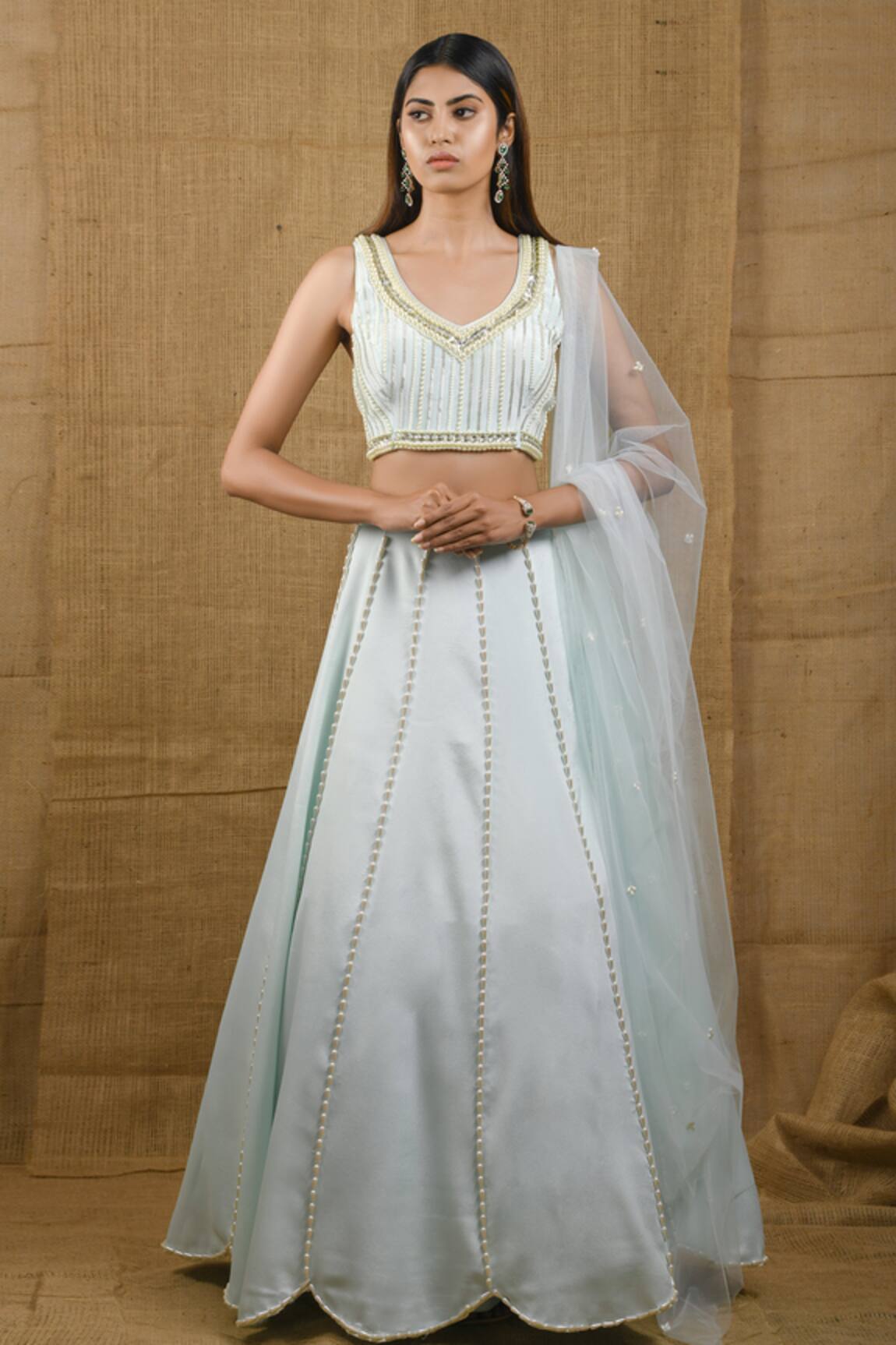 Shloka Sudhakar Embellished Lehenga Set 