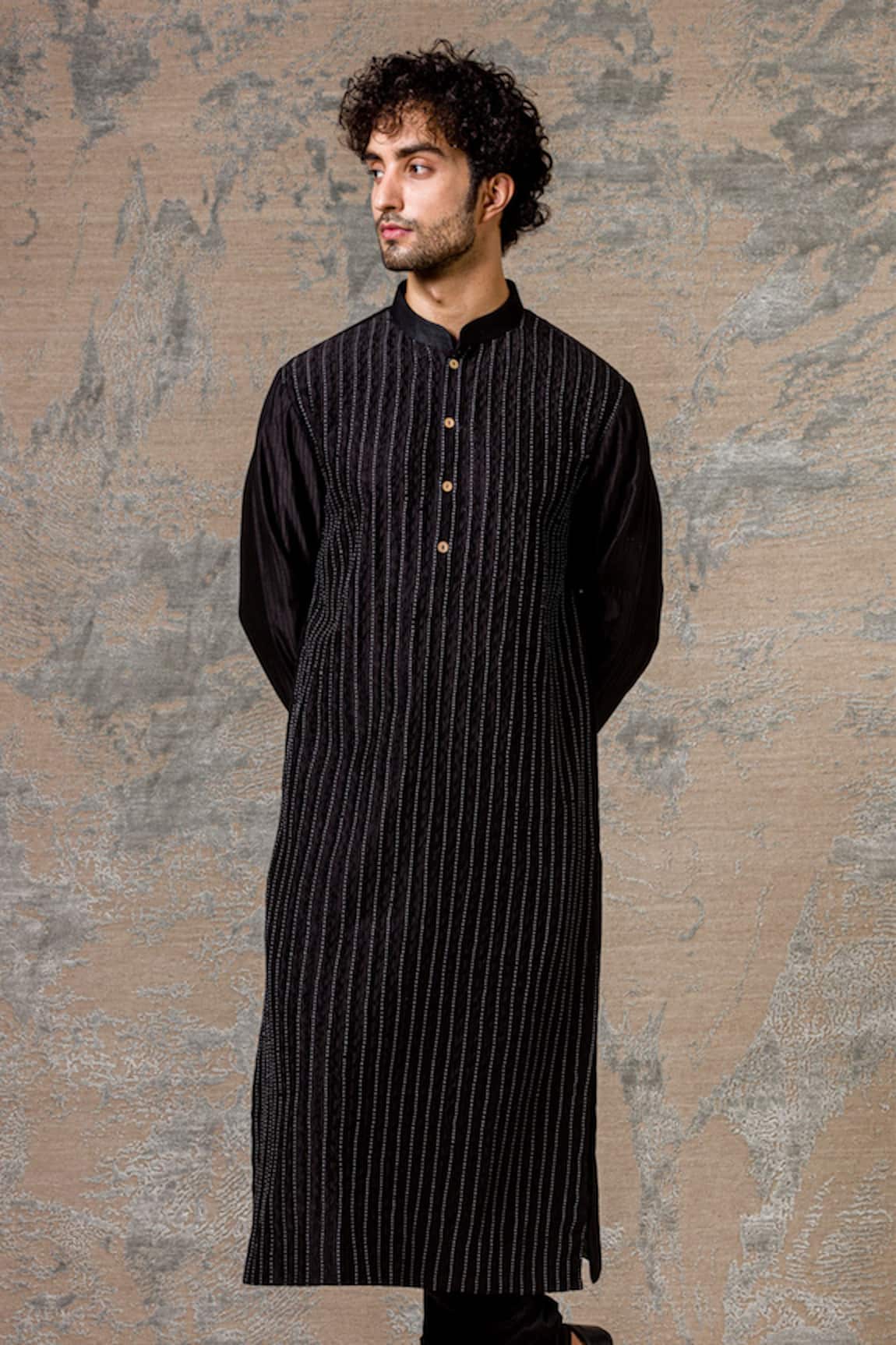 Devnaagri Chanderi Kurta Set 