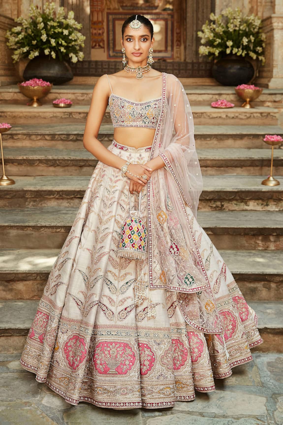 Matsya The Rambagh Embroidered Bridal Lehenga Set