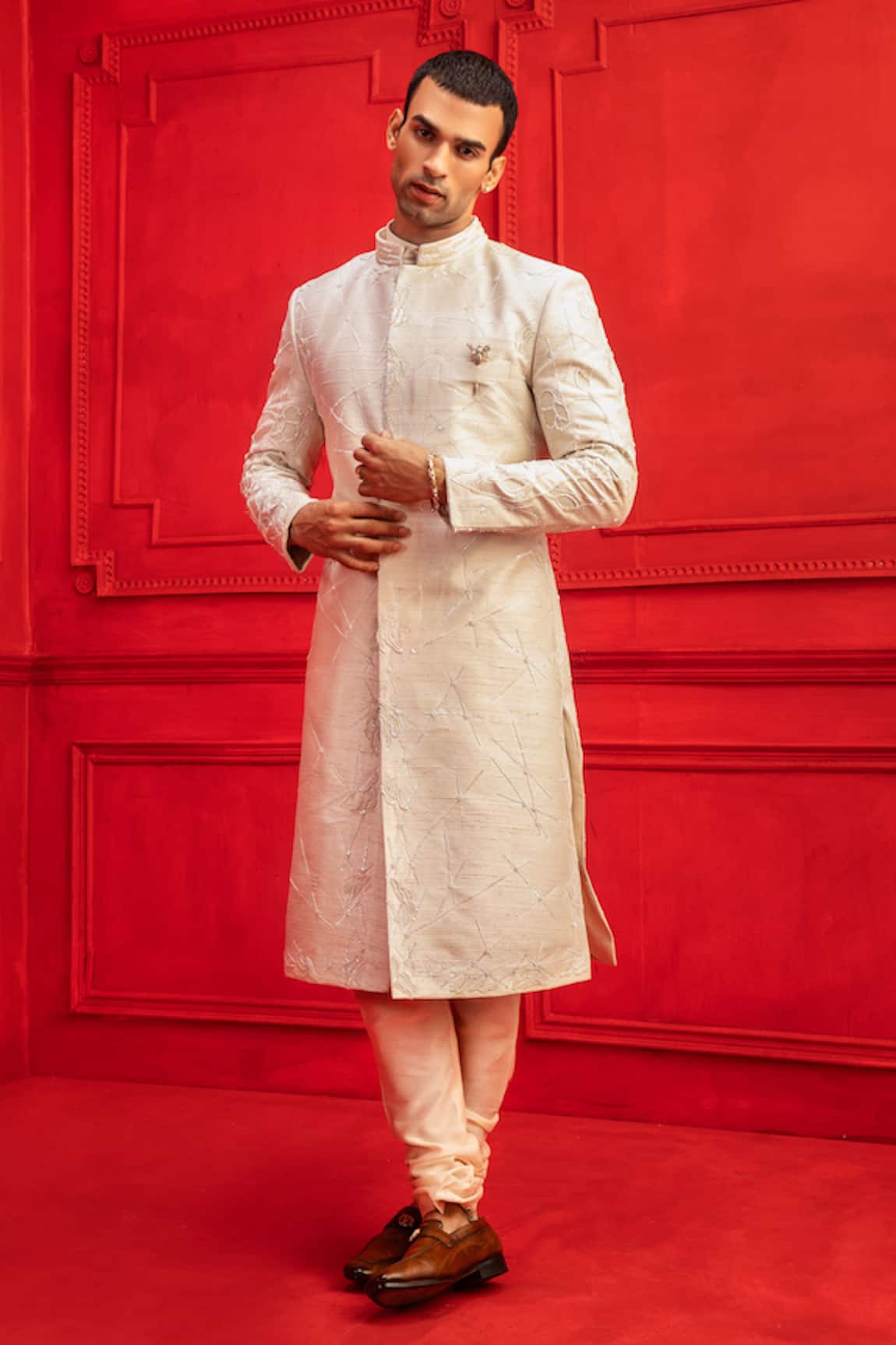Mahima Mahajan Embroidered Sherwani Set 
