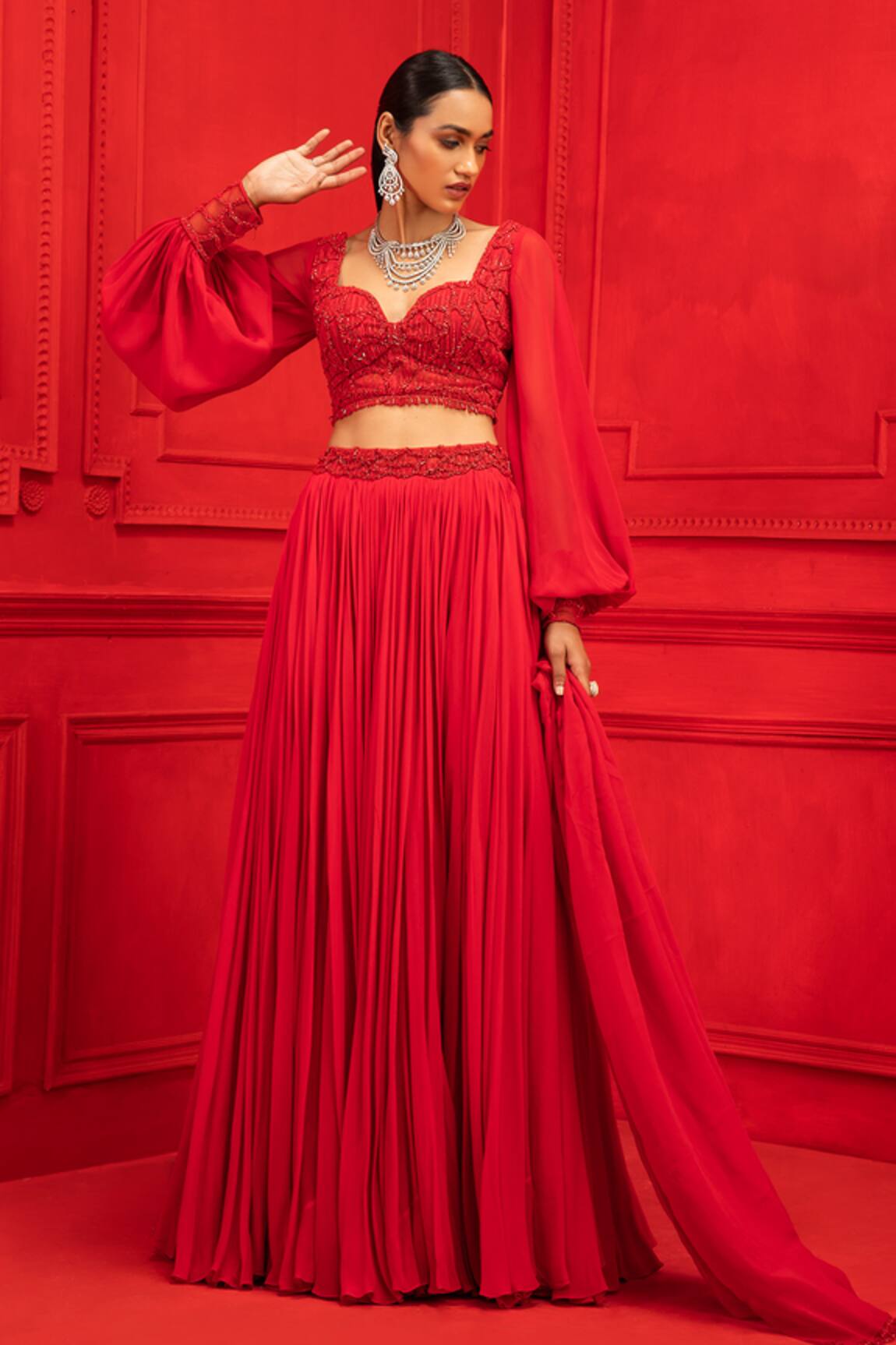 Mahima Mahajan Georgette Lehenga Set
